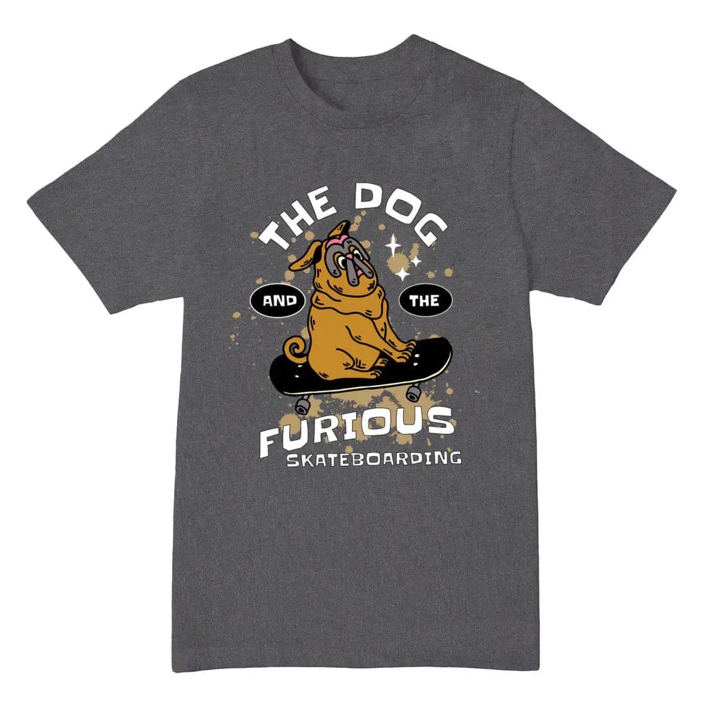 Awkward Styles S / Dark Grey Heather Dog & The Furious Skateboarding Jersey T-shirt Premium