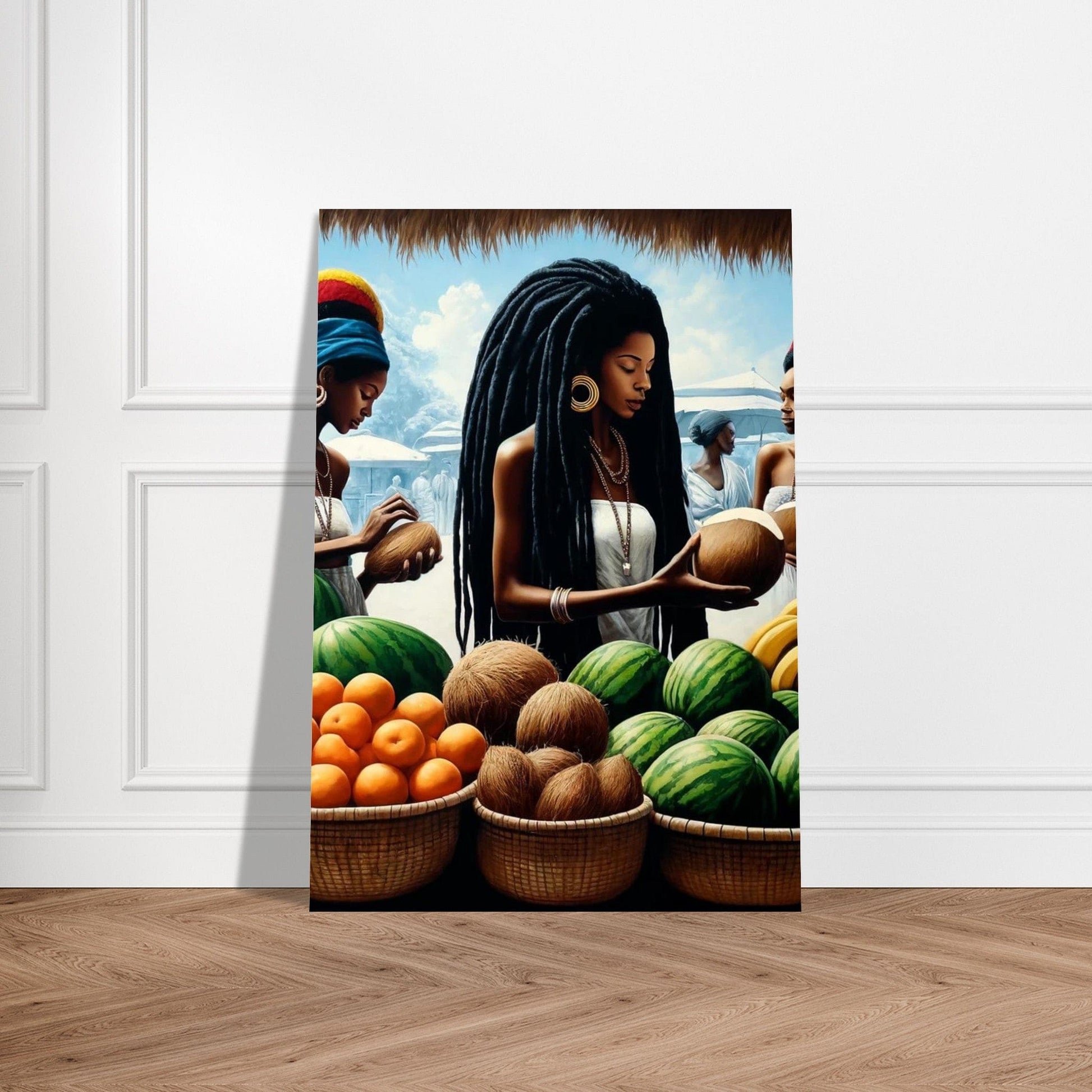 My Store Print Material Market Day Harvest One Aluminum Print