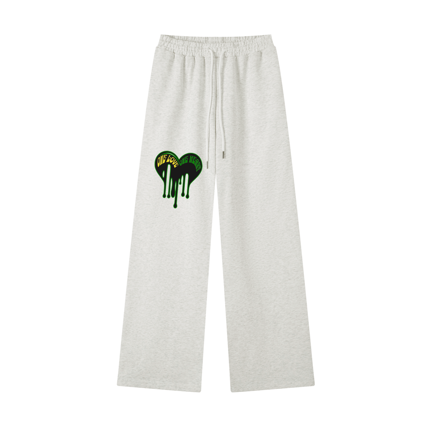 Jamaica One Love-One Heart Essential Straight-Leg Sweatpants-6