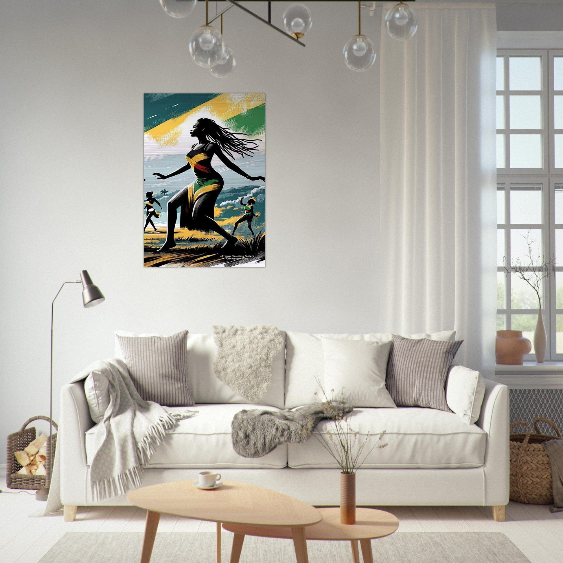 My Store Print Material Cultural Dancing Rhythm One Brushed Aluminum Print