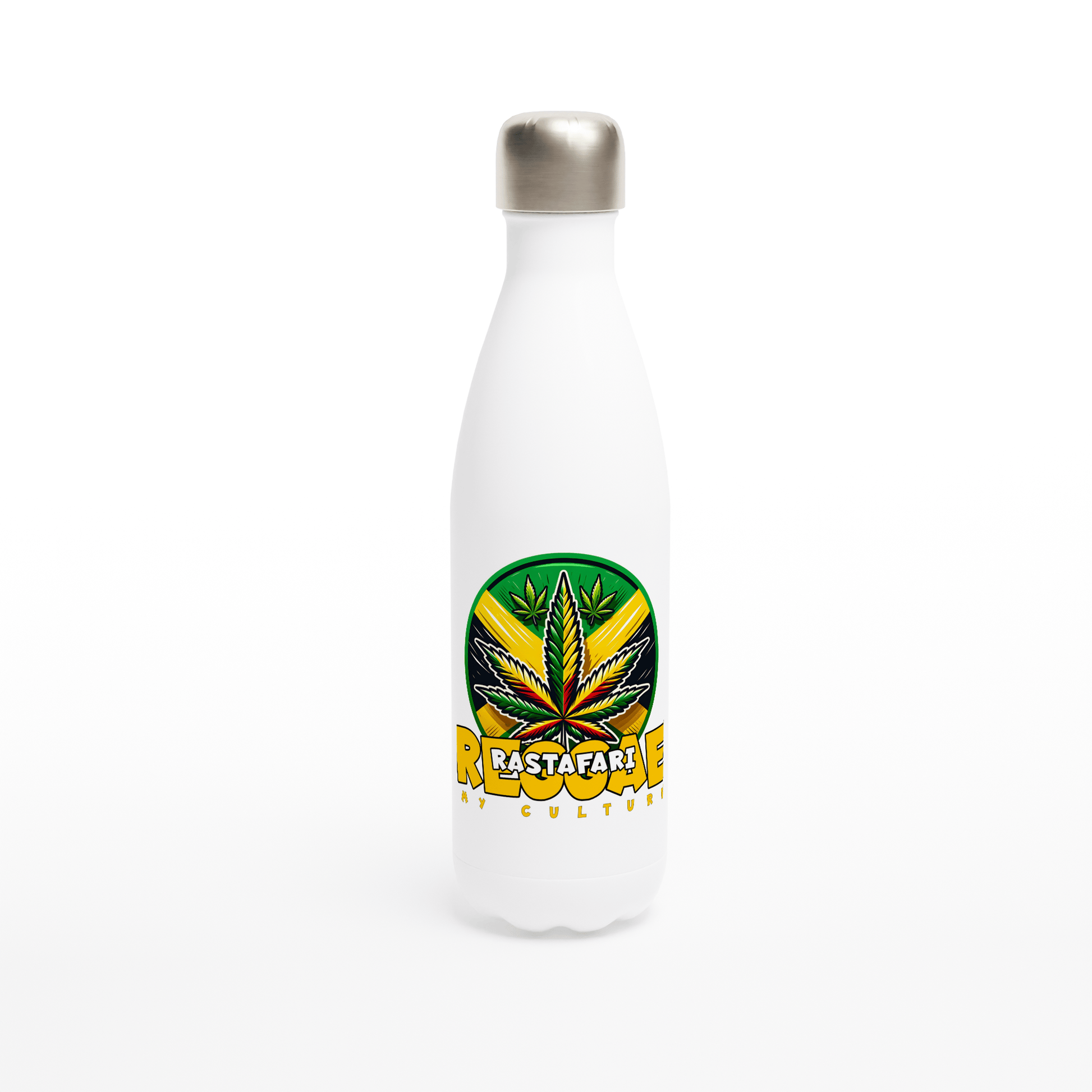 My Store Print Material White 17oz Stainless Steel Water Bottle
