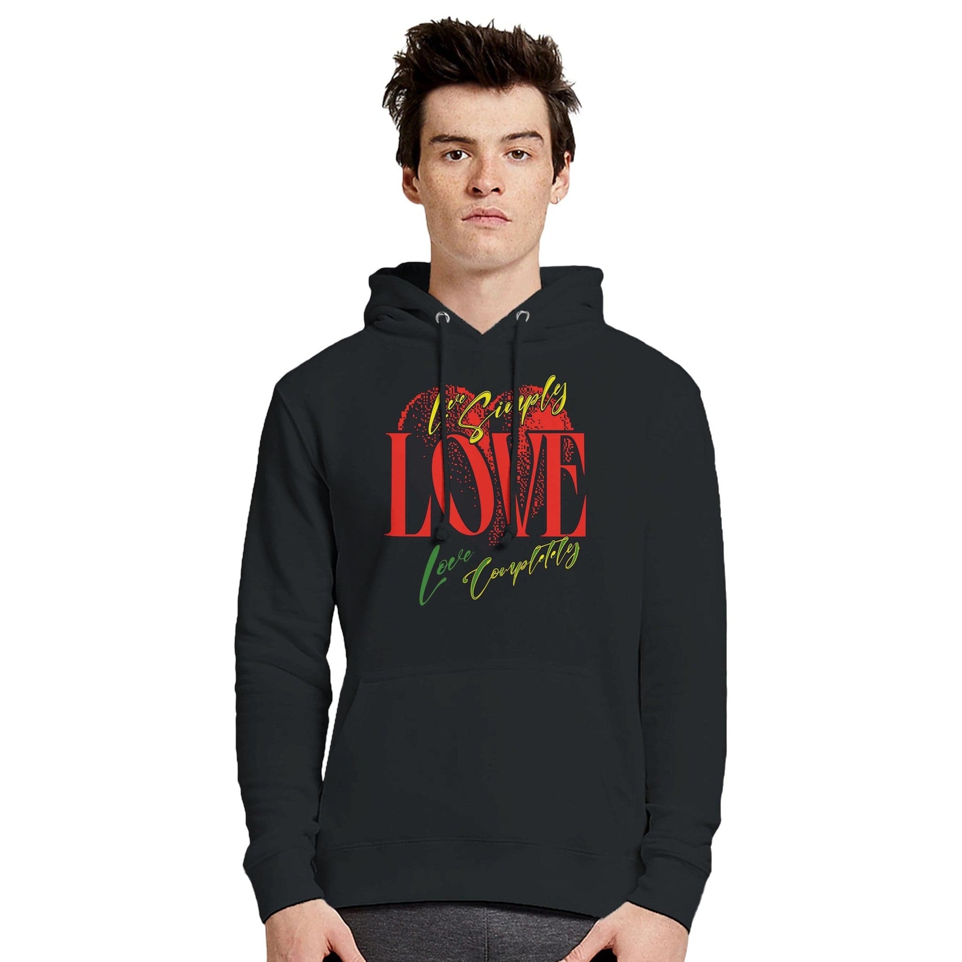 My Store Print Material Live Simple Love Completely - Premium Unisex Pullover Hoodie | Laneseven LS13001