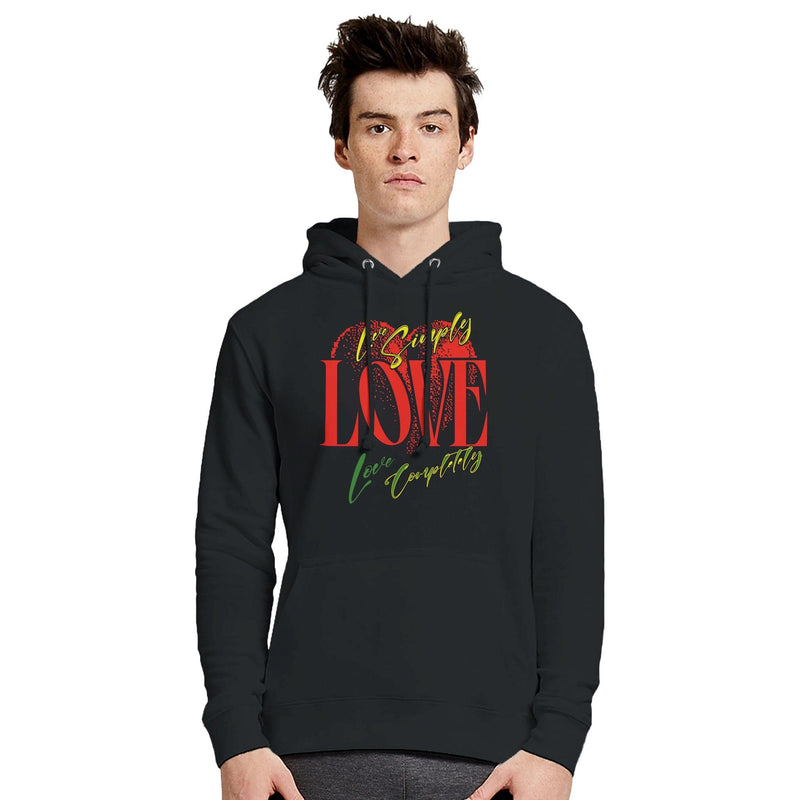 My Store Print Material Live Simple Love Completely - Premium Unisex Pullover Hoodie | Laneseven LS13001