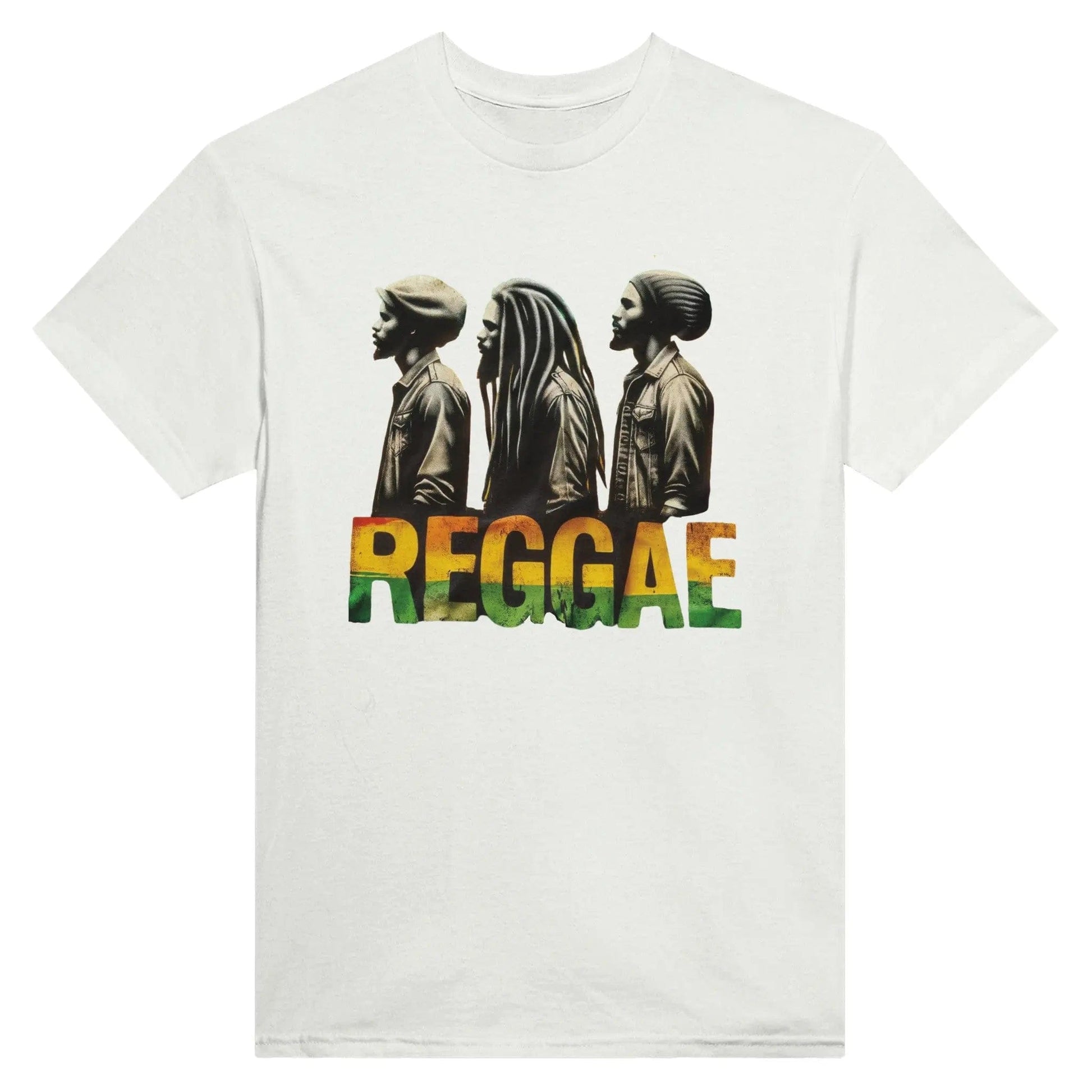Stylish3Tees.com T-Shirts White / S Reggae Heavyweight Unisex Crewneck T-shirt
