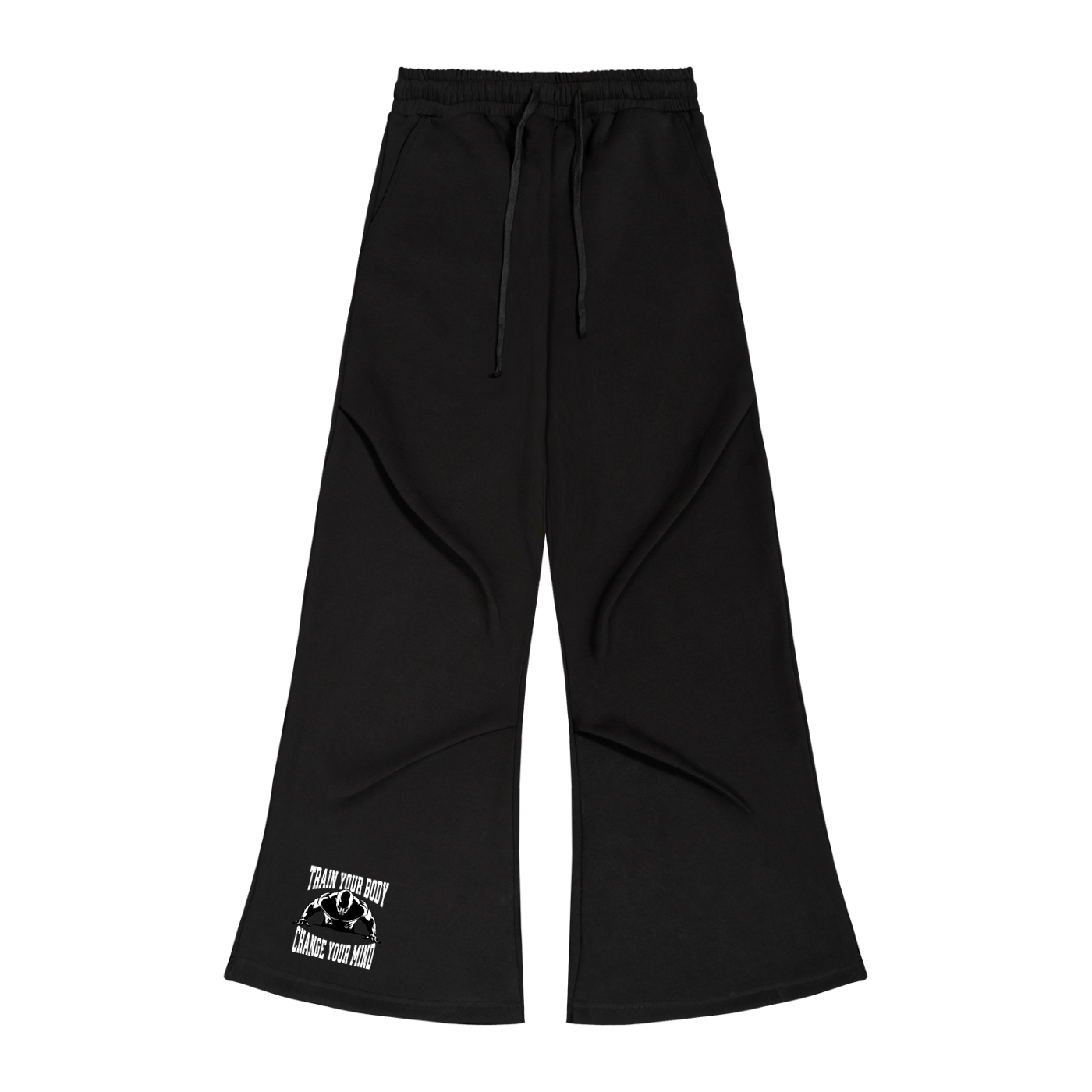 Wide Leg Drawstring Sweatpants