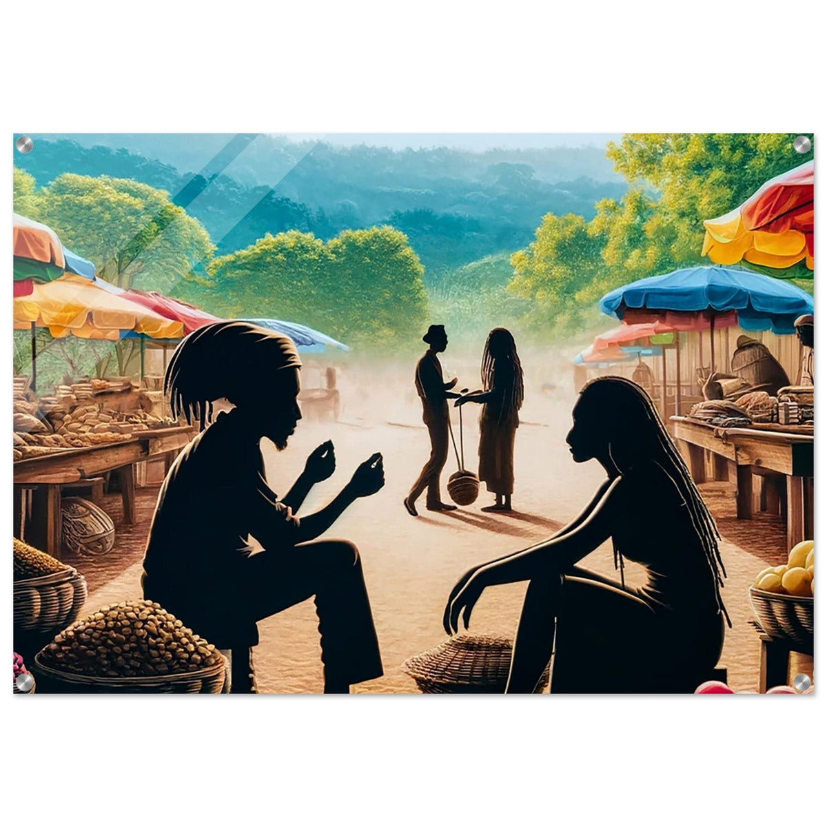 My Store Print Material Horizontal / 70x100 cm / 28x40″ Ginger Market Day One Acrylic Print