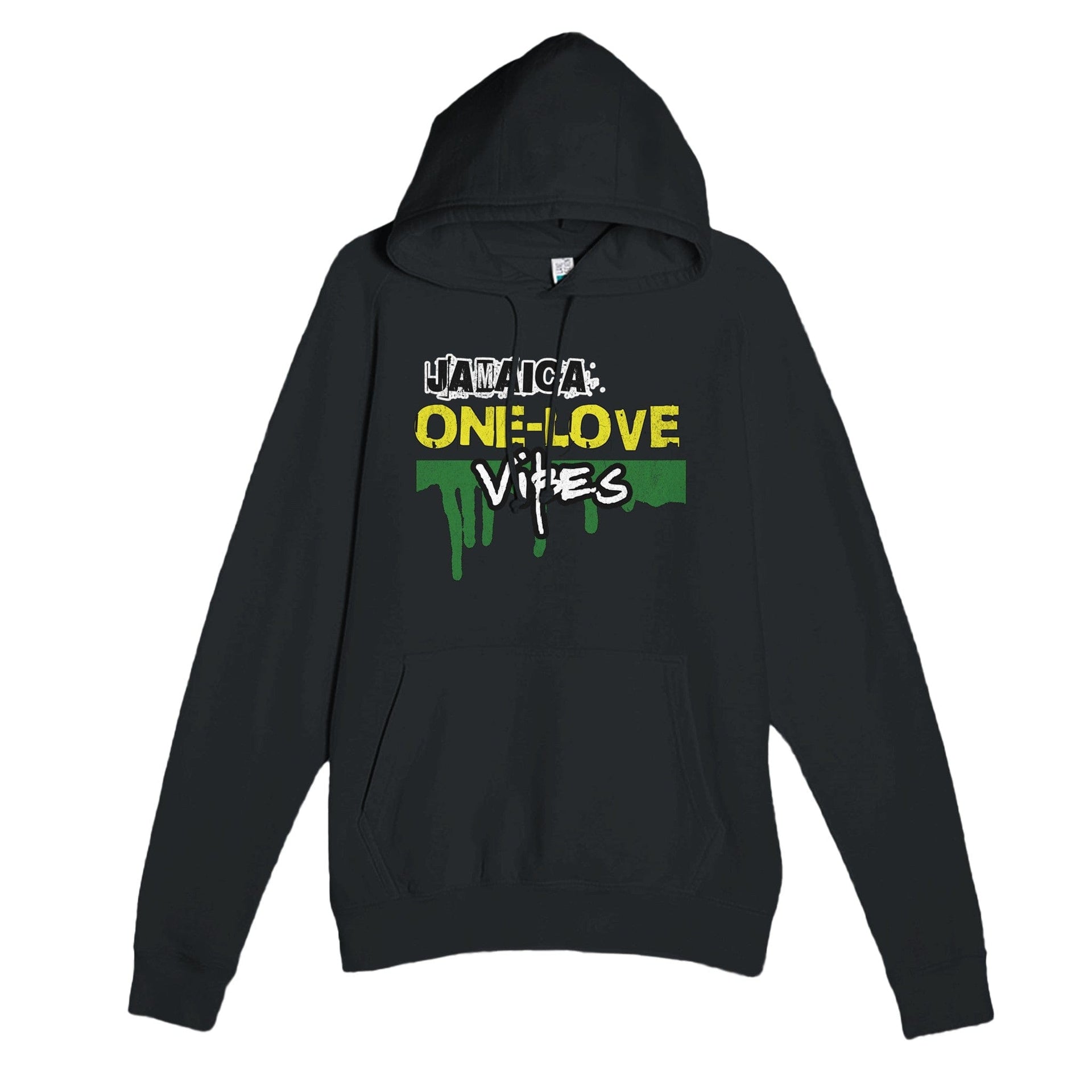My Store T-Shirts Black / XS Jamaica One Love Vibes Premium Unisex Pullover Hoodie | Laneseven LS13001 White