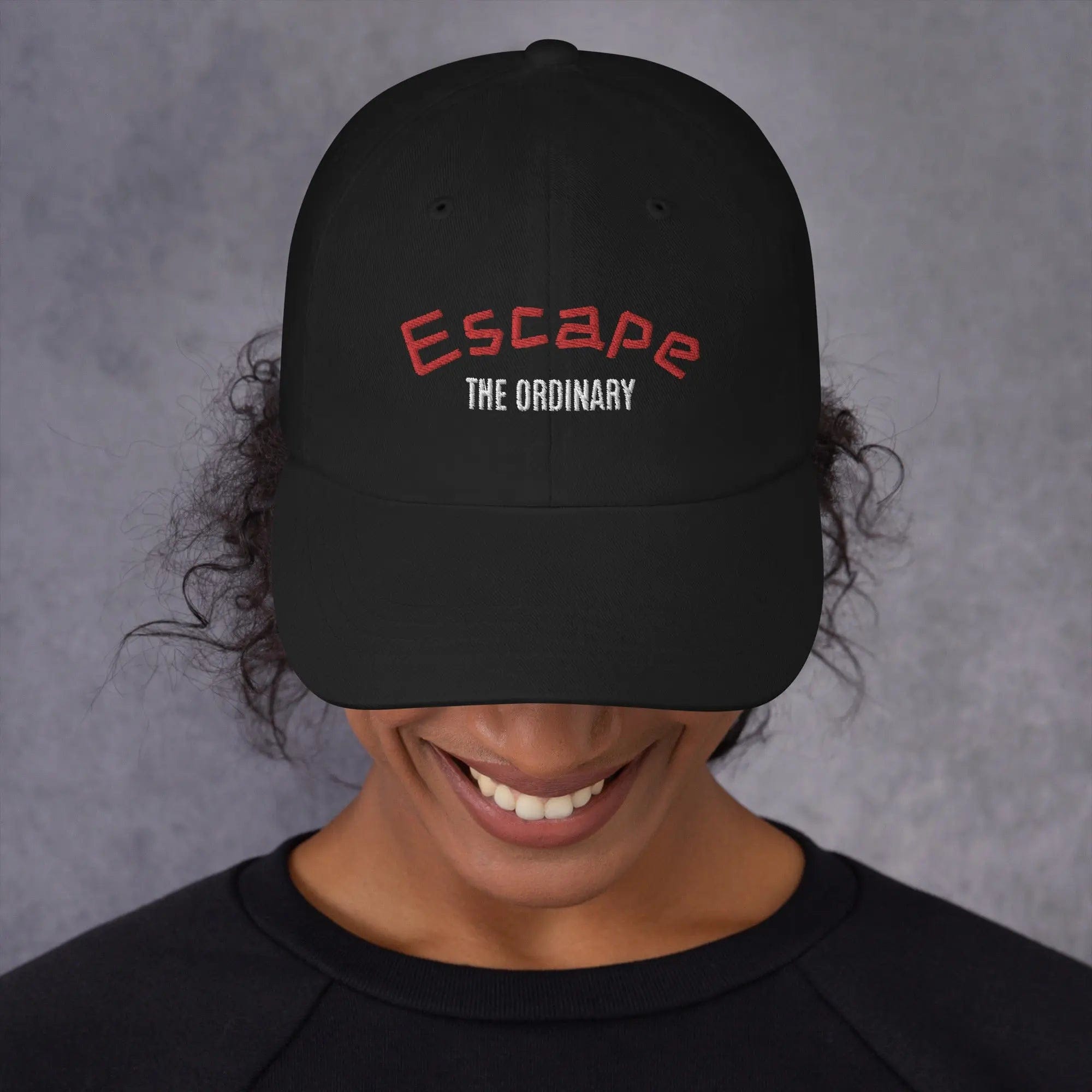 Stylish3Tees.com Black Escape The Ordinary Dad Hat