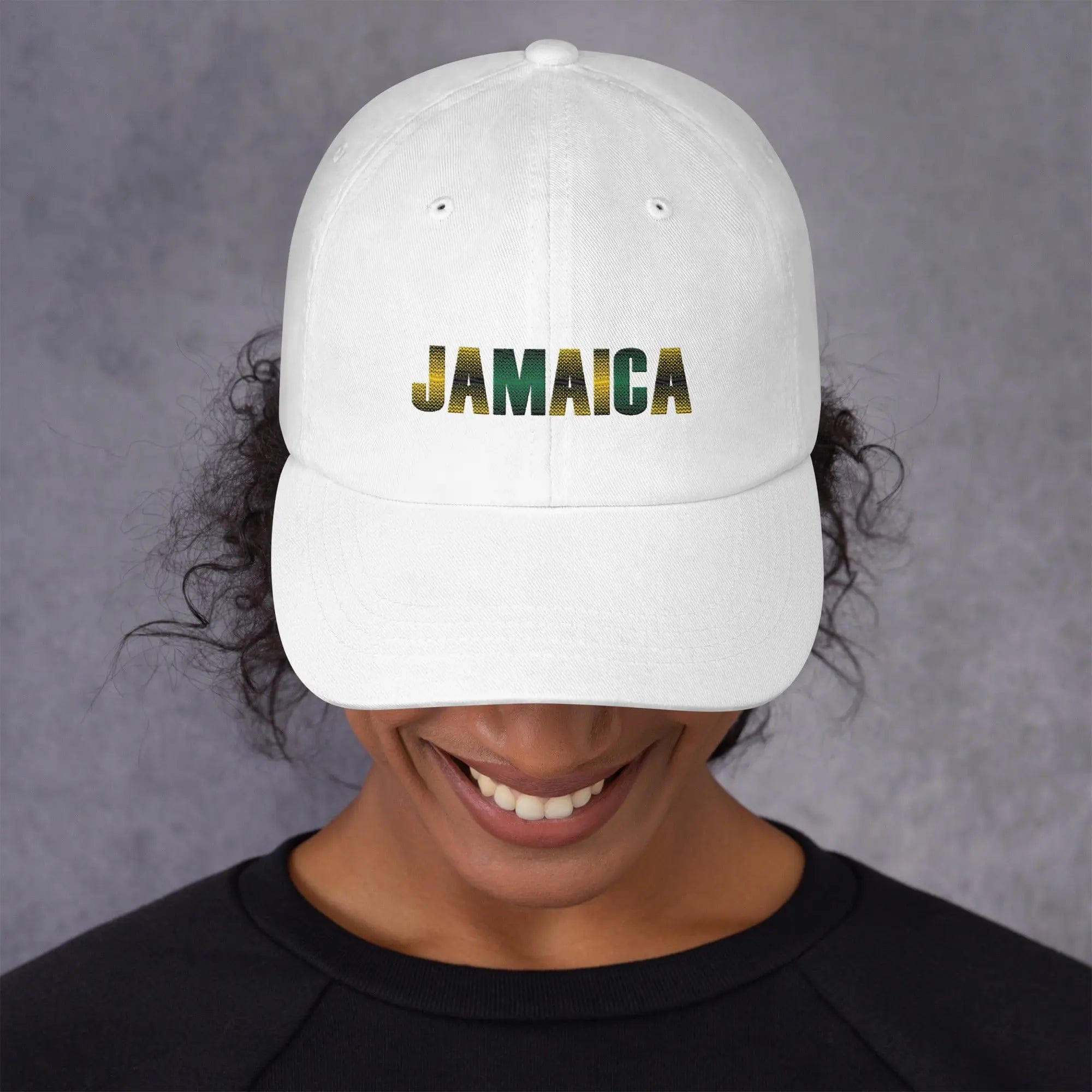 STYLISH3TEES.COM White Jamaica Hat Jamaica Hat