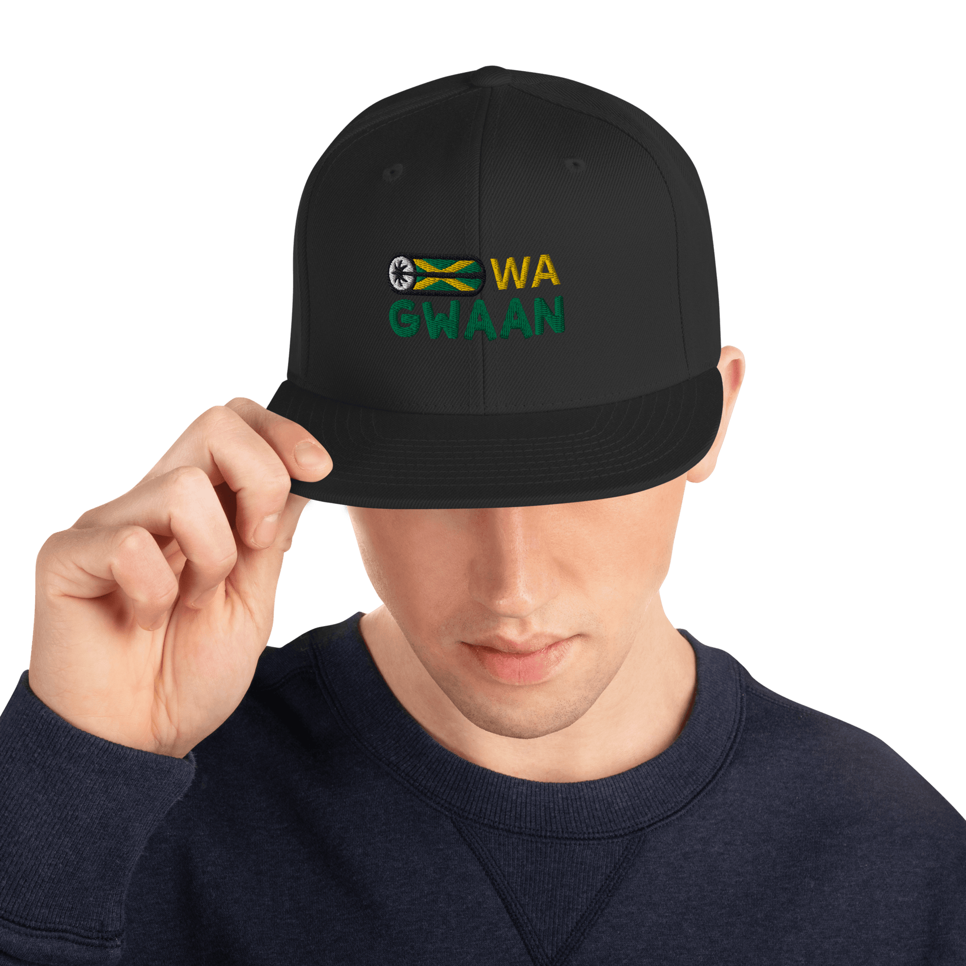 Stylish3Tees.com Wa Gwaan Jamaica Snapback Hat