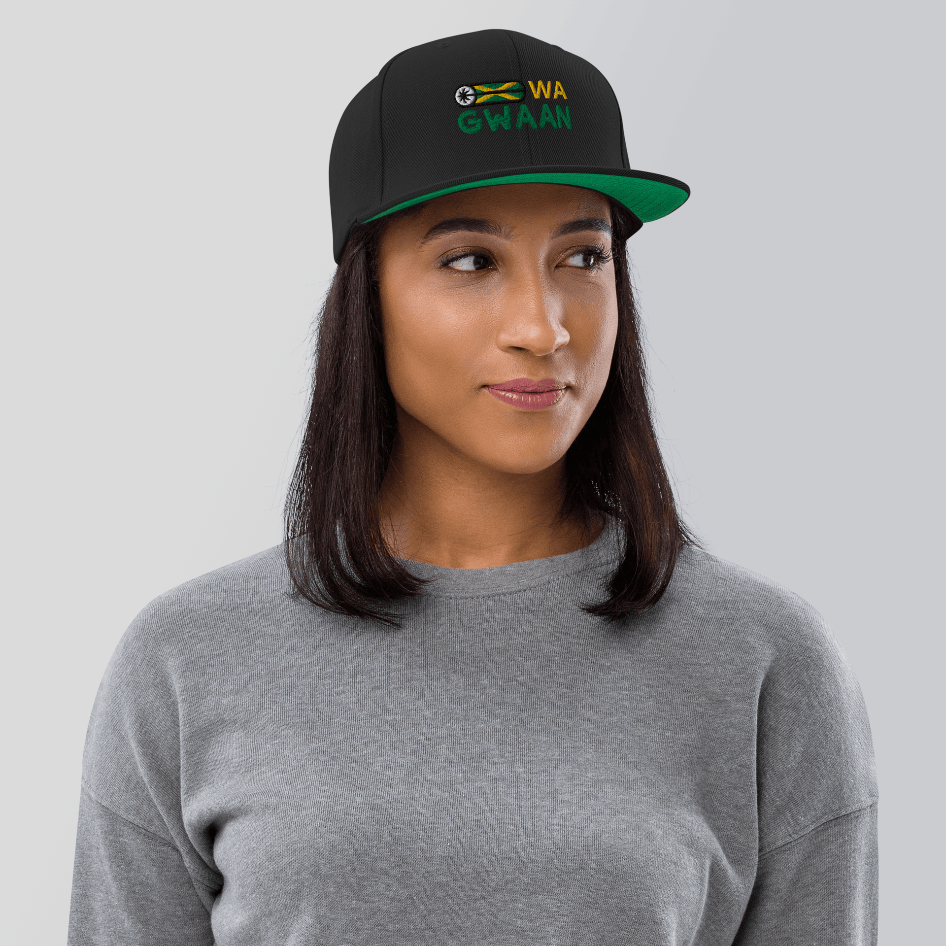 Stylish3Tees.com Wa Gwaan Jamaica Snapback Hat