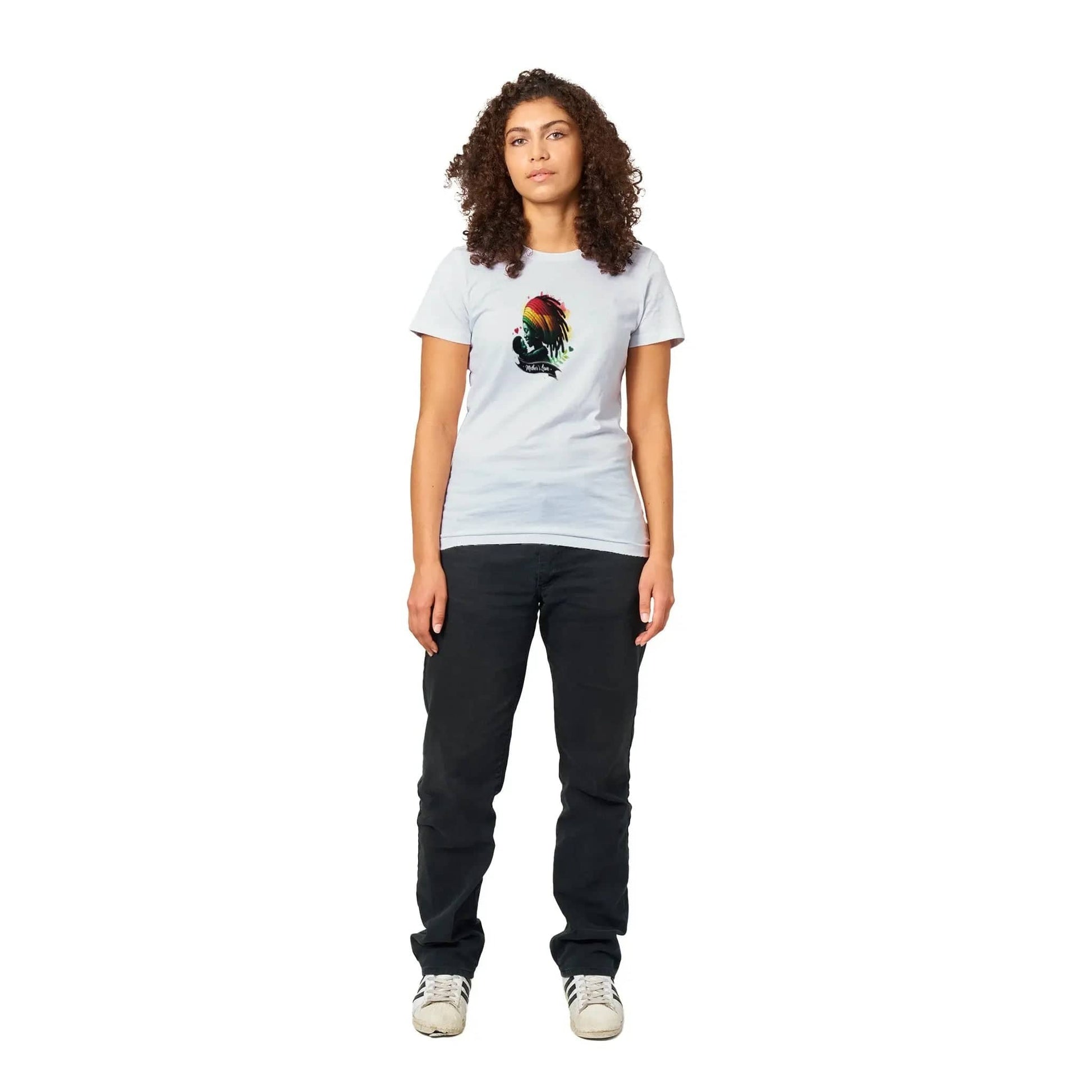 Stylish3Tees.com Print Material Mothers Day Special Premium Women's Crewneck T-Shirt