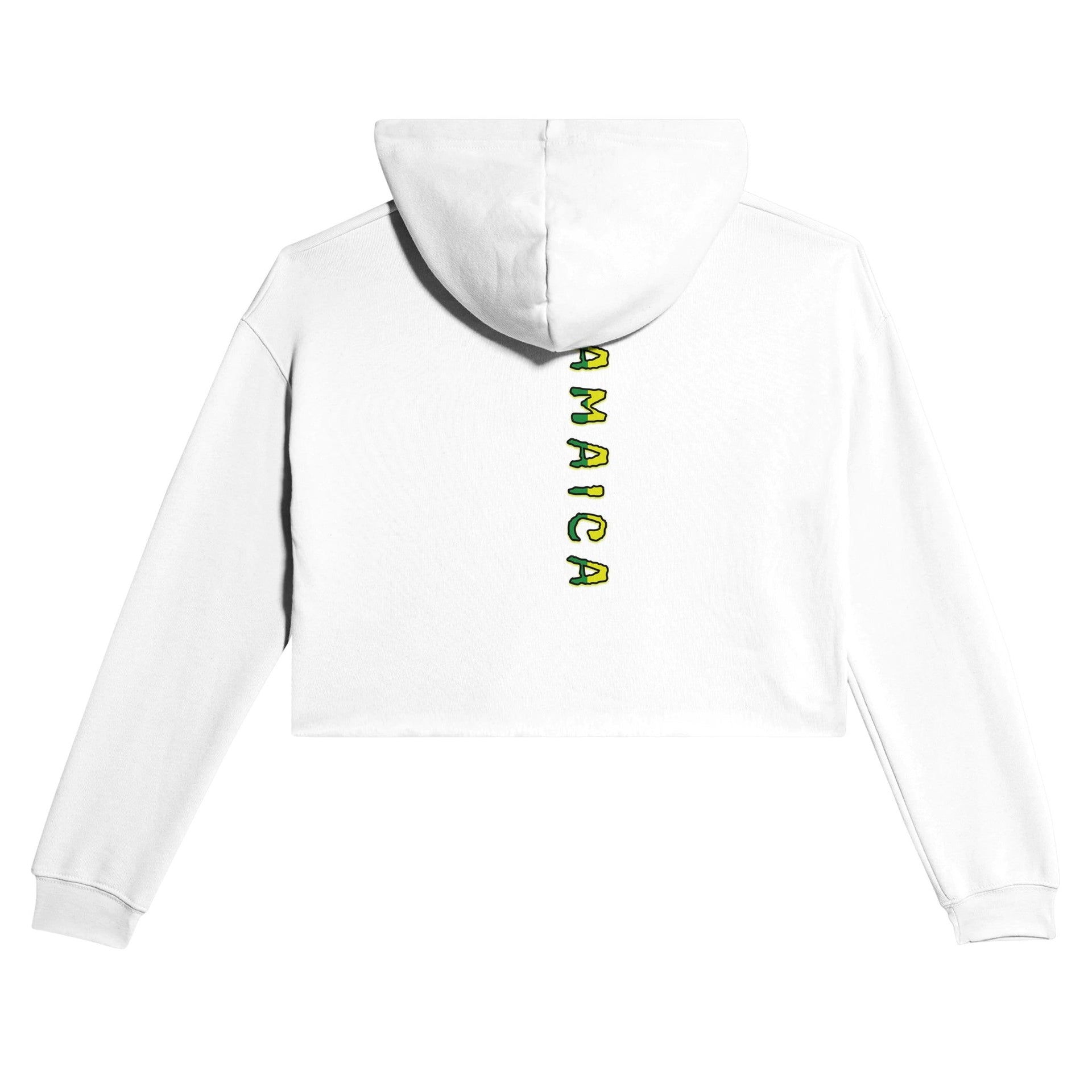 My Store Crop Top Hoodie One Love One Heart Jamaica. Women's Cropped Hoodie | Bella + Canvas 7502