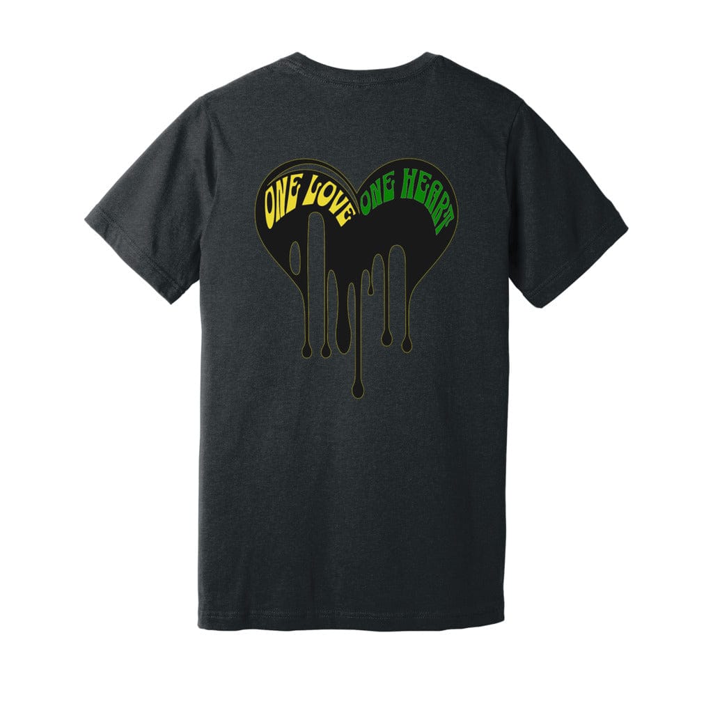 Awkward Styles Jamaica One Love One Heart Unisex Jersey Tee