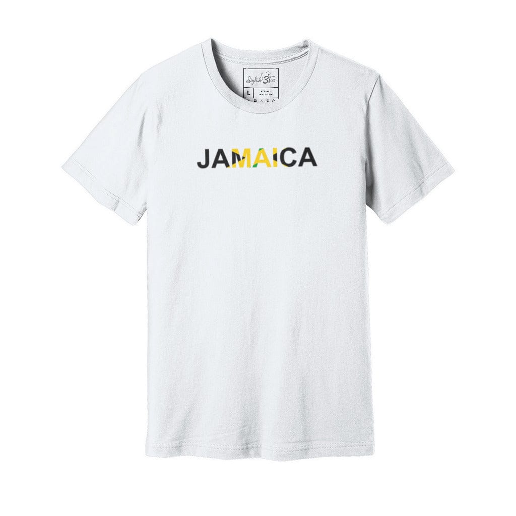 Awkward Styles S / White Jamaica One Love One Heart Unisex Jersey Tee