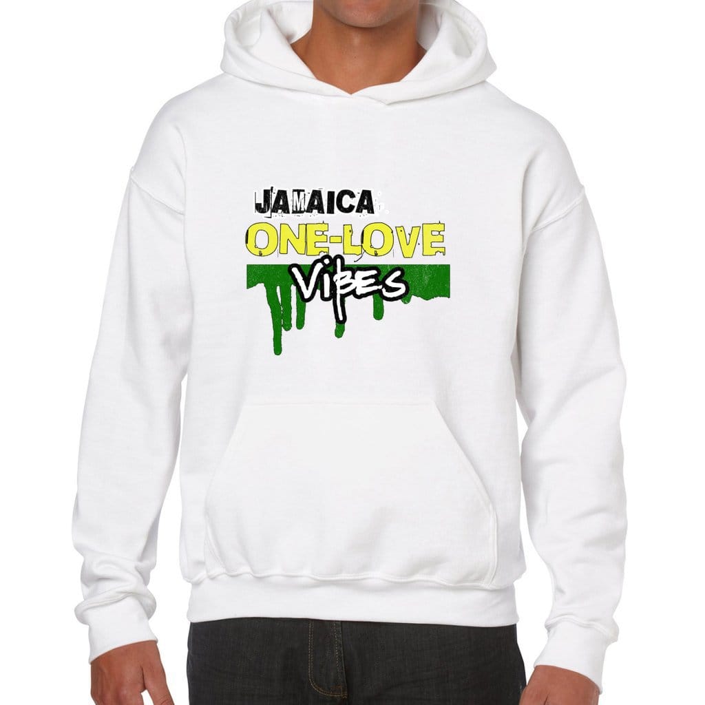 Awkward Styles Jamaica One Love Vibes-Unisex Heavy Blend Hooded Sweatshirt