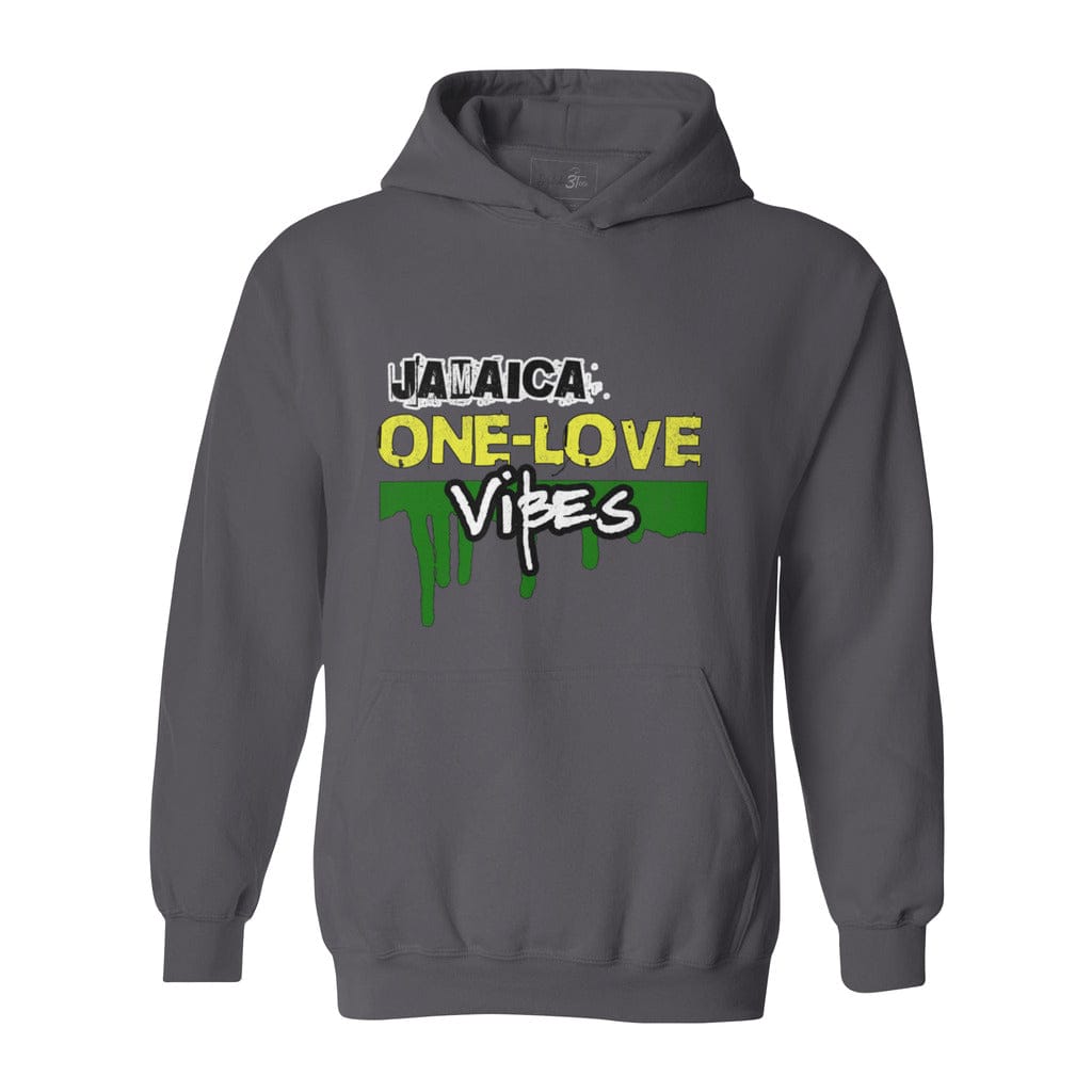 Awkward Styles S / Charcoal Jamaica One Love Vibes-Unisex Heavy Blend Hooded Sweatshirt