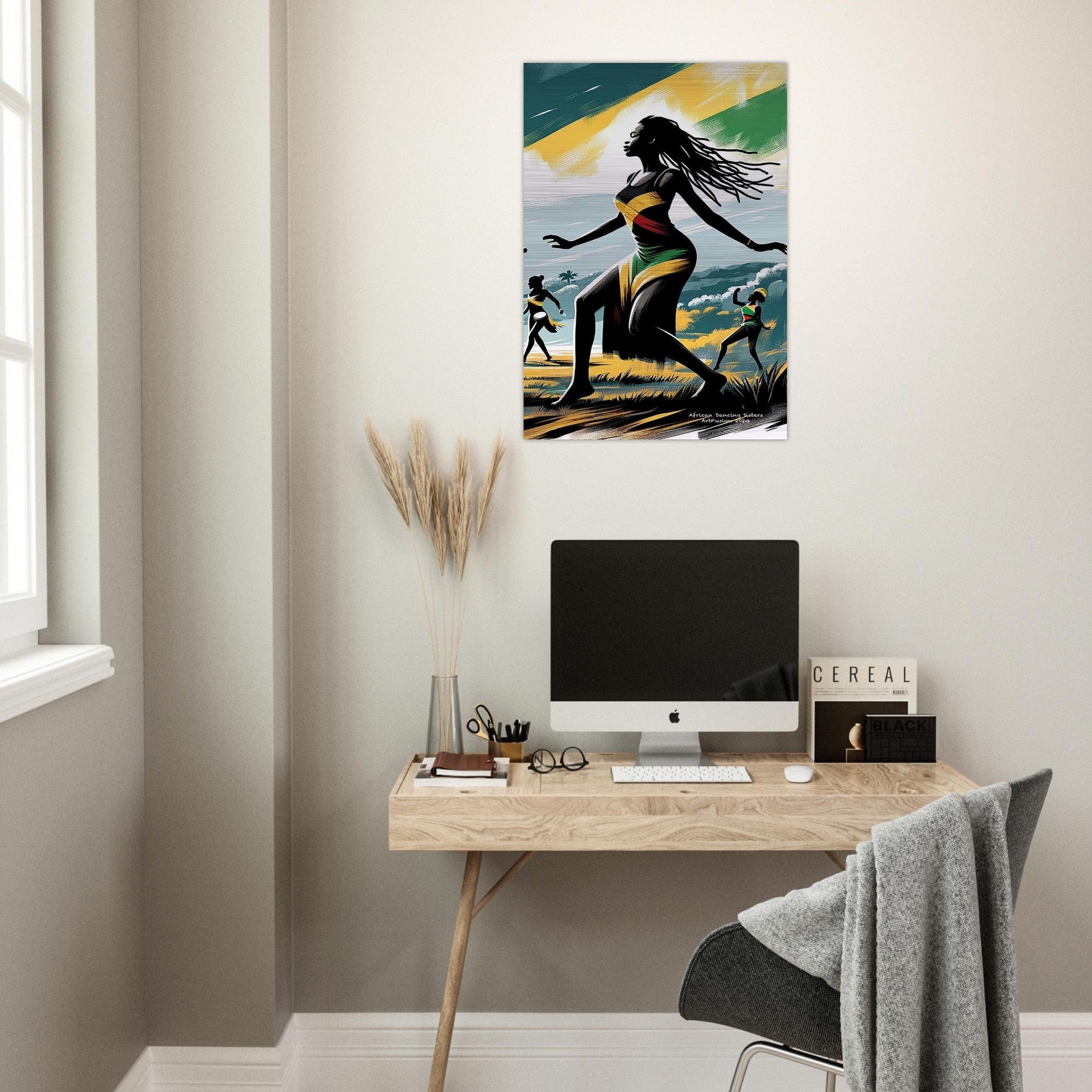 My Store Print Material Cultural Dancing Rhythm One Brushed Aluminum Print
