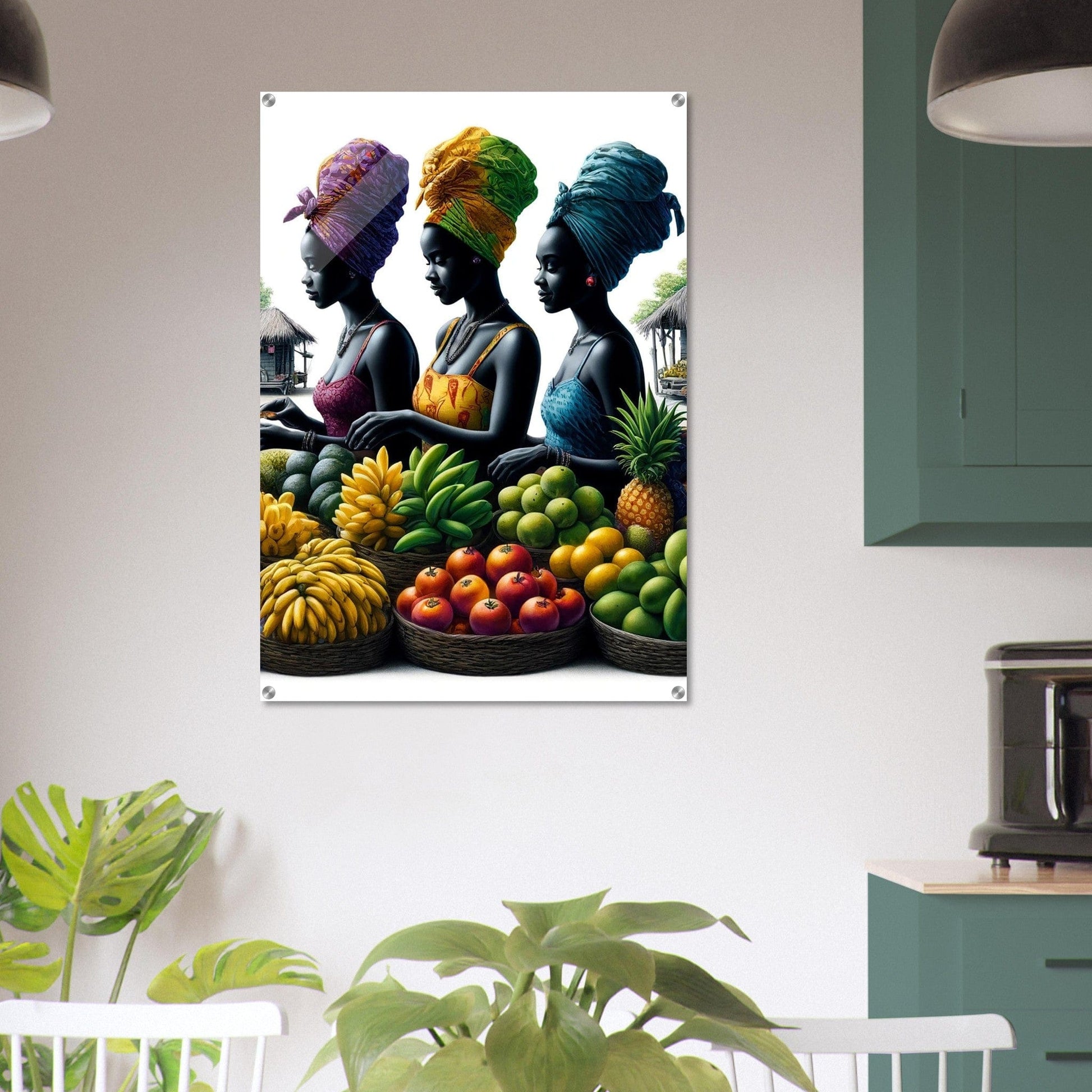 My Store Print Material Sister At The Market Two Acrylic Print