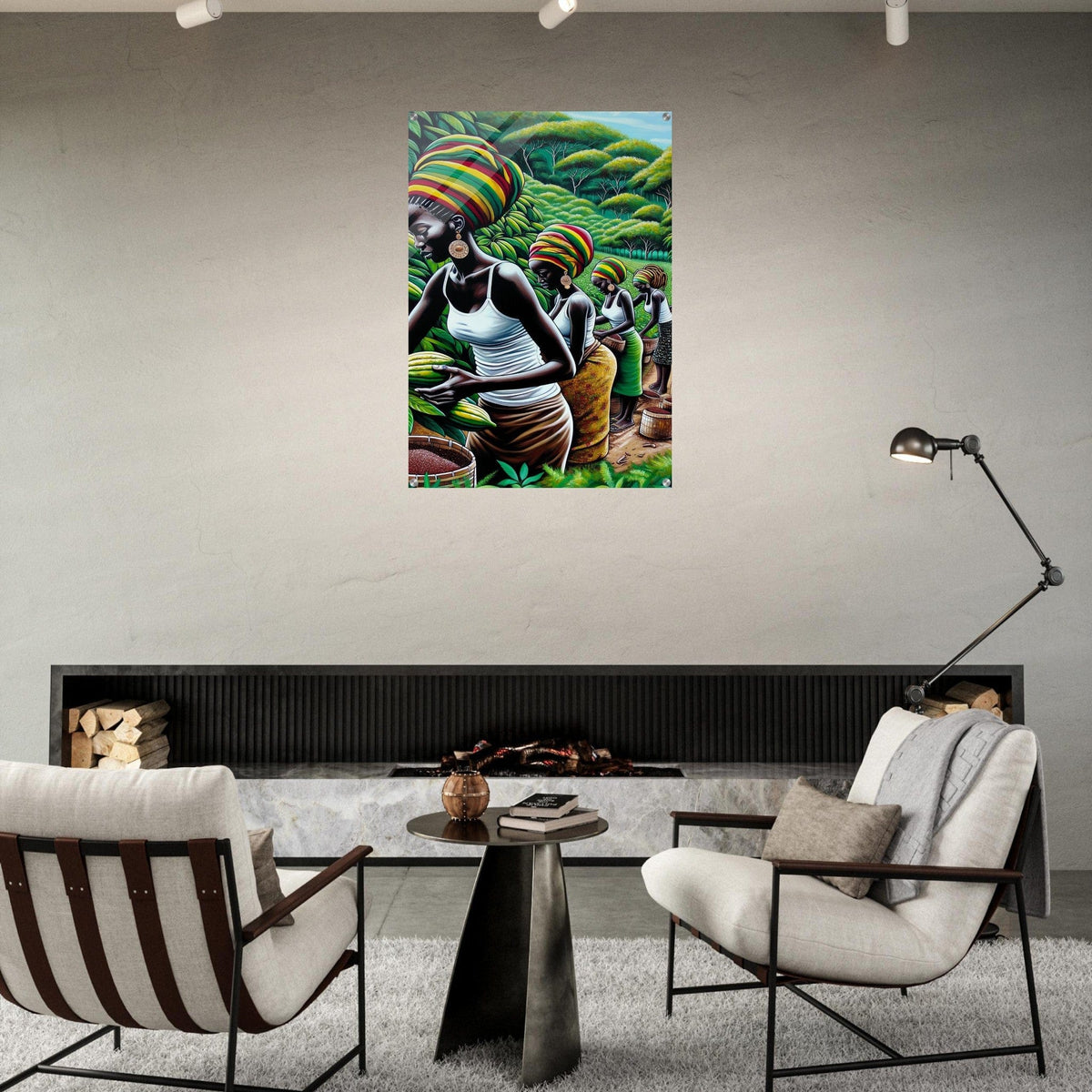 My Store Print Material Cocoa Farming Sisters One Acrylic Print