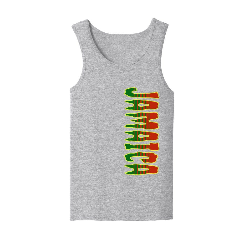 Awkward Styles S / Sports Grey Jamaica Men's Heavy Cotton Tank Top