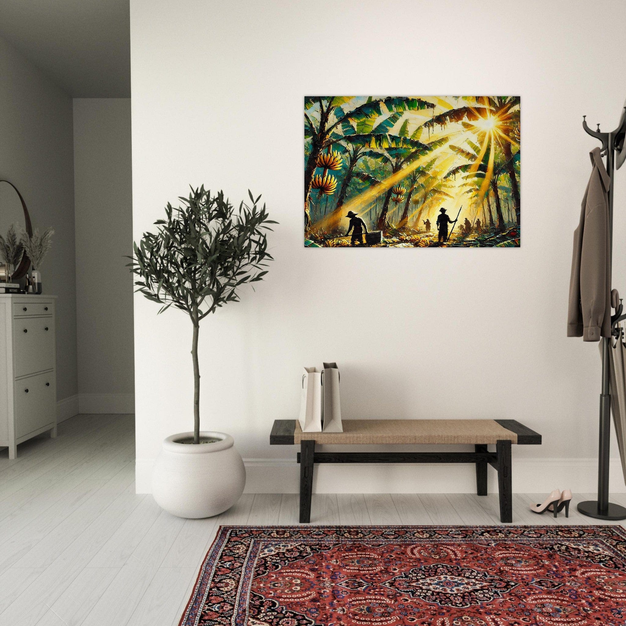 My Store Print Material Banana Plantation Two Aluminum Print