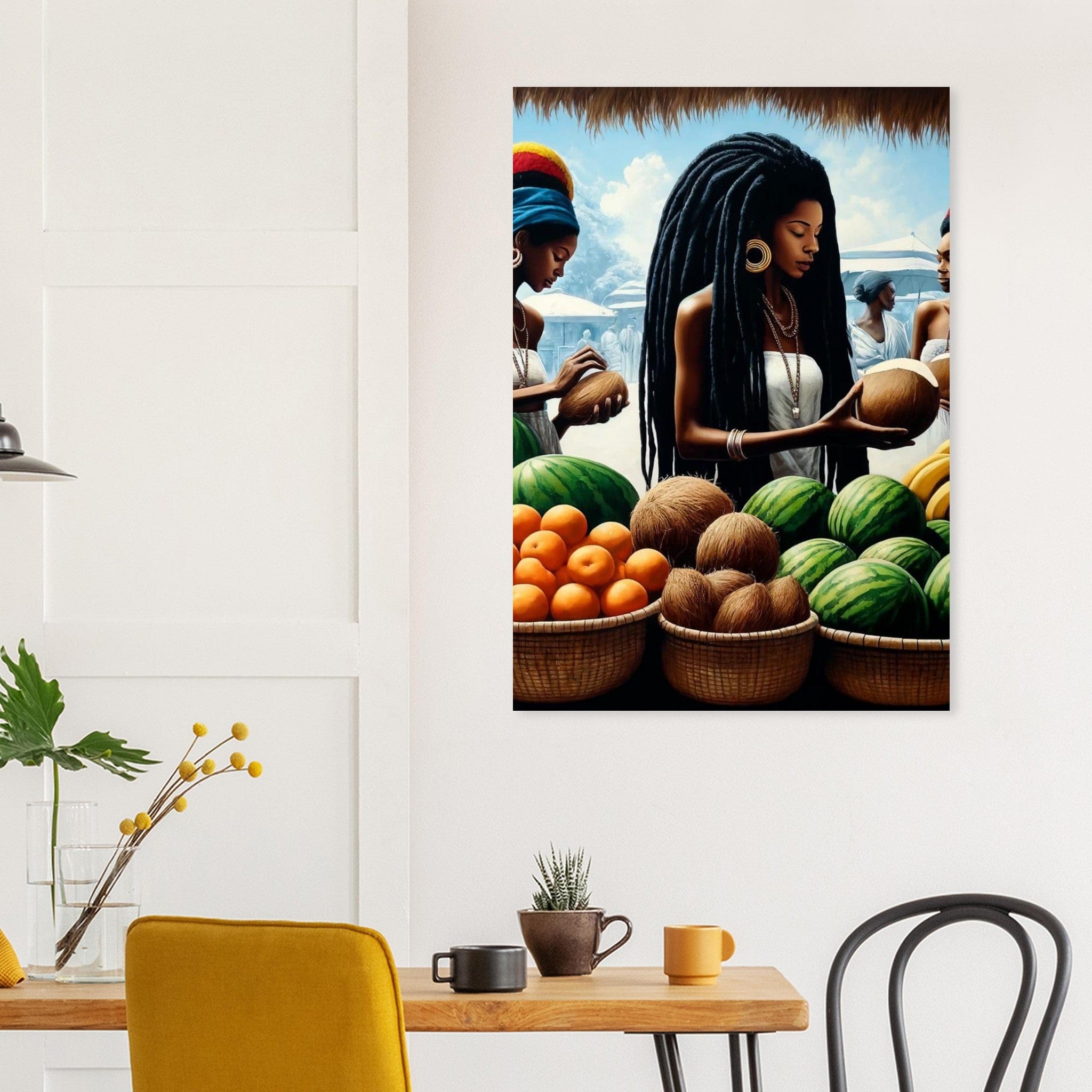 My Store Print Material Market Day Harvest One Aluminum Print