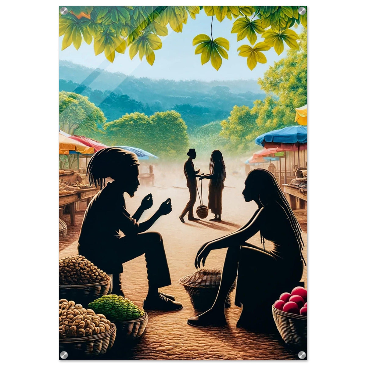 My Store Print Material Vertical / 70x100 cm / 28x40″ Ginger Market Day One Acrylic Print
