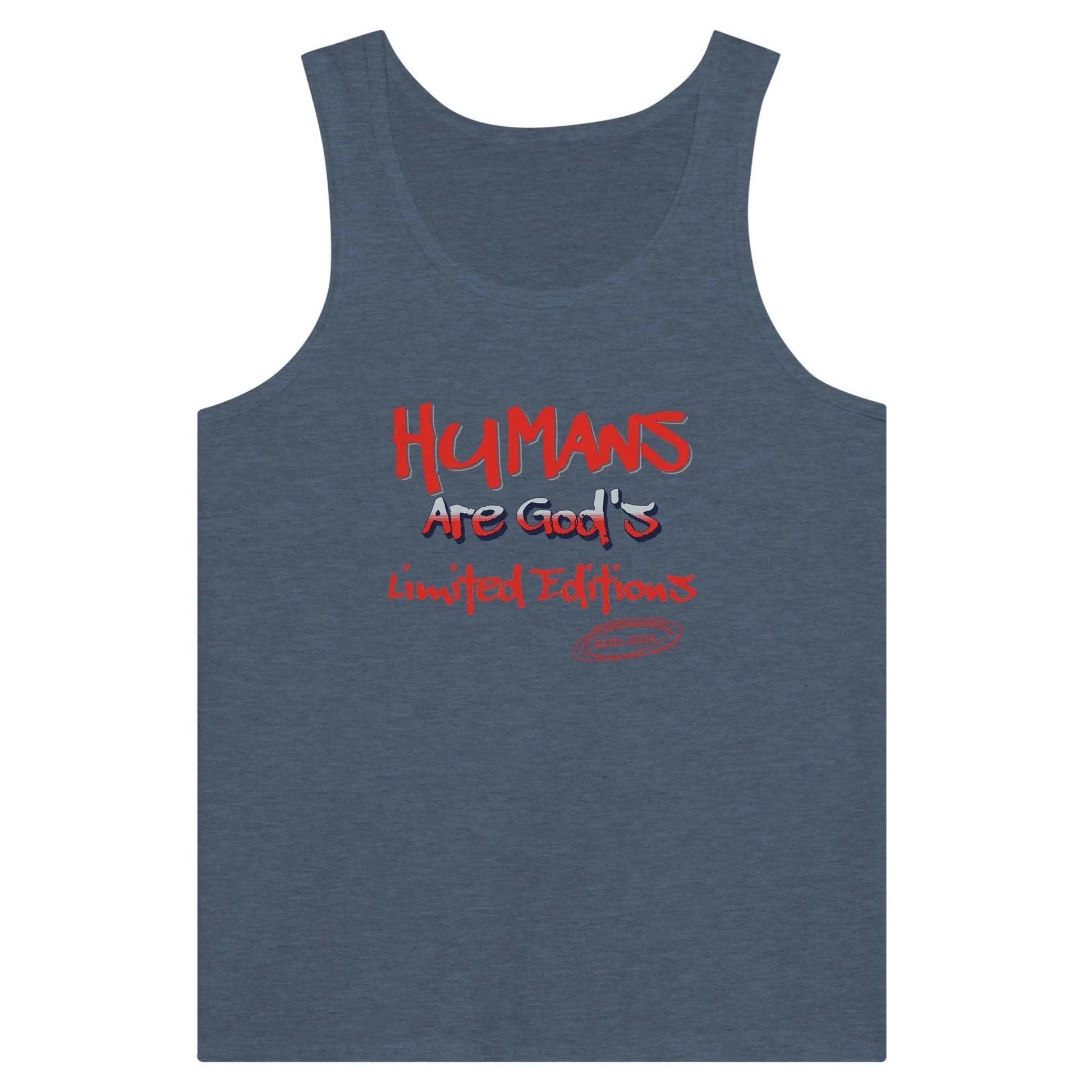 Stylish3Tees.com T-Shirts Heather Navy / S Gods Limited Editions Premium Unisex Tank Top