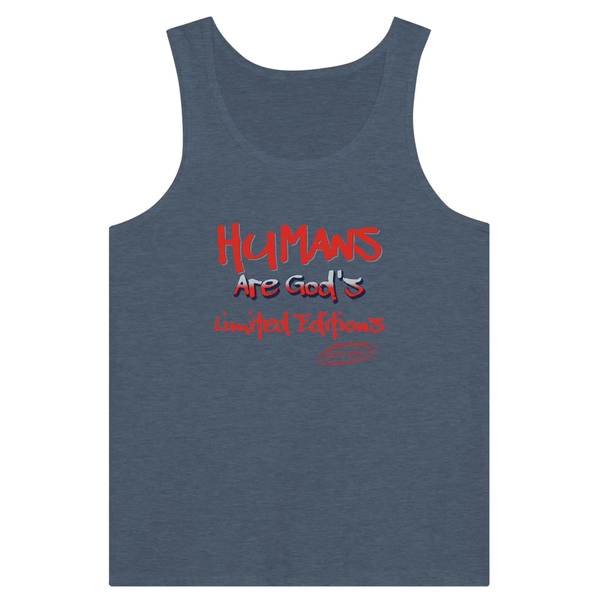 Stylish3Tees.com T-Shirts Heather Navy / S Gods Limited Editions Premium Unisex Tank Top