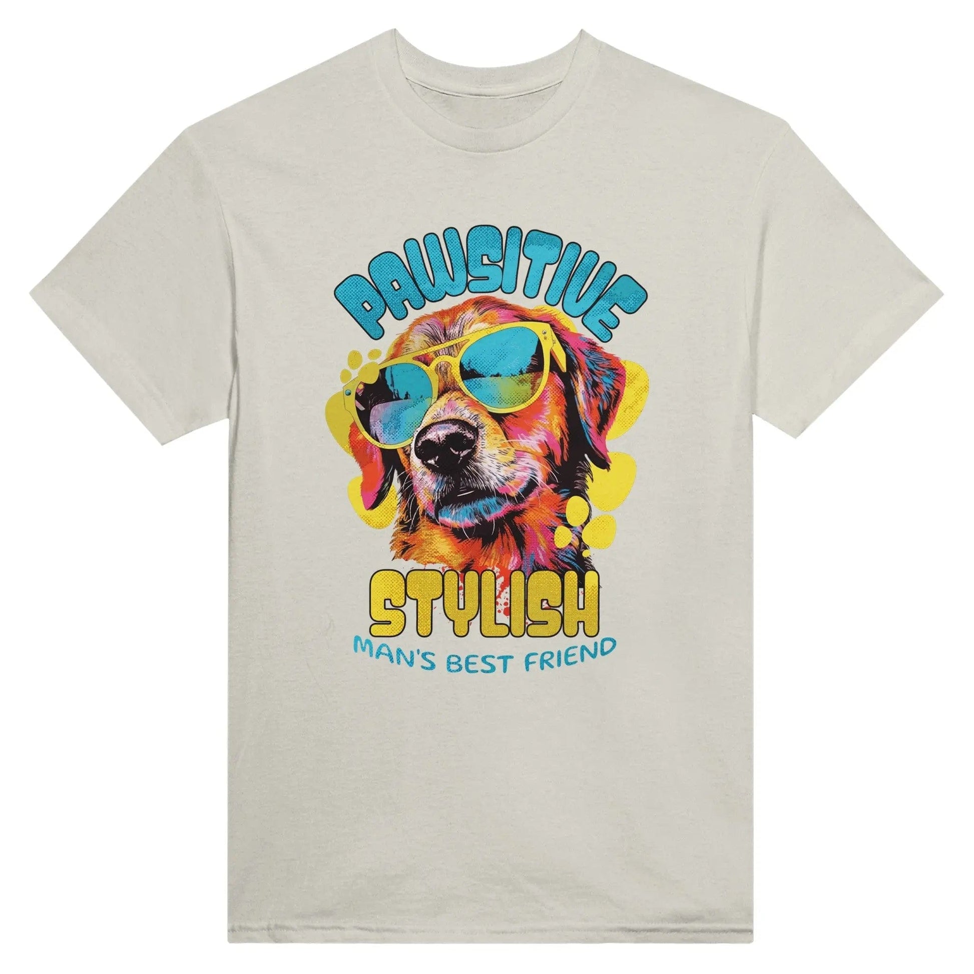 Stylish3Tees.com T-Shirts Ash / S Positive Stylish Heavyweight Unisex Crewneck T-shirt