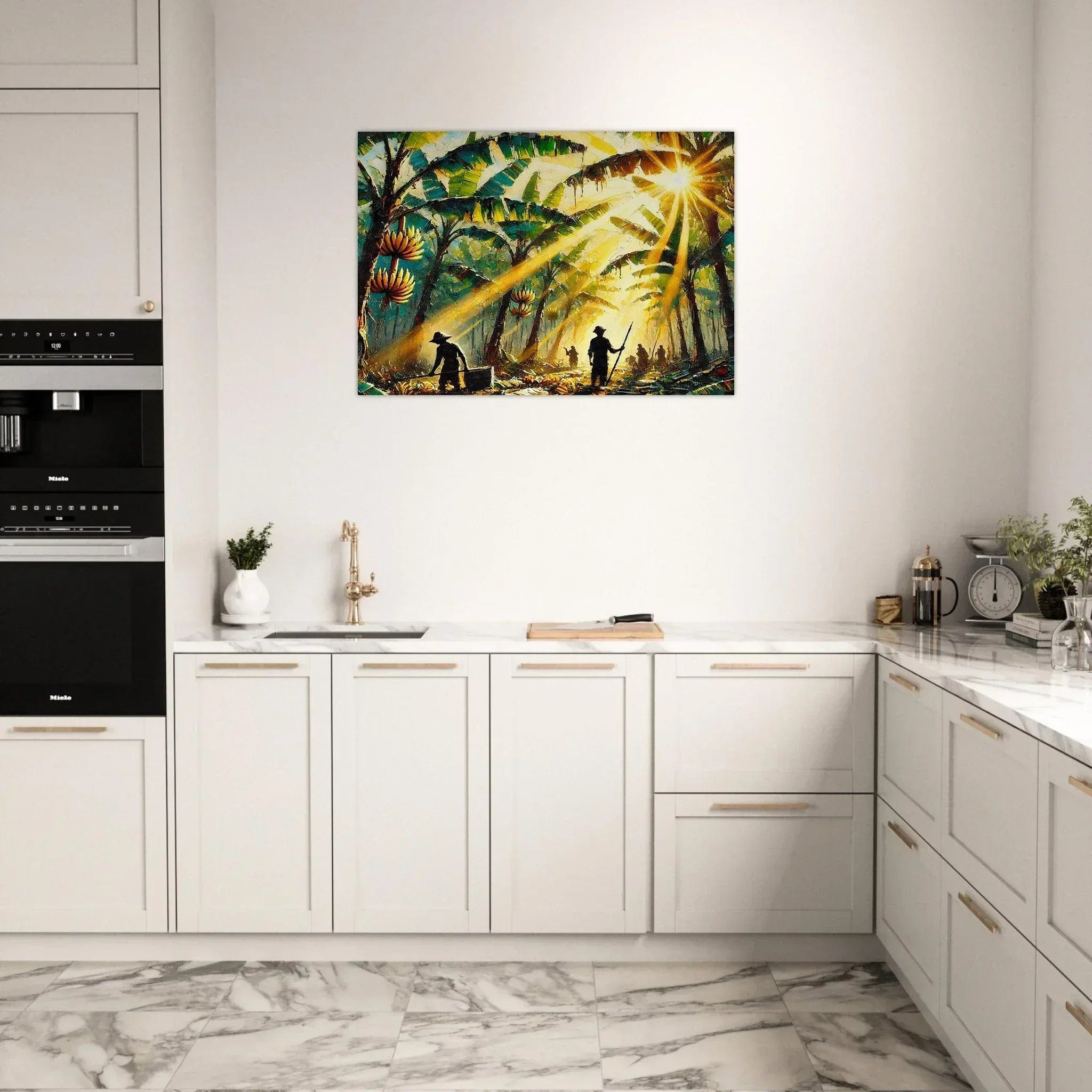 My Store Print Material Banana Plantation Two Aluminum Print