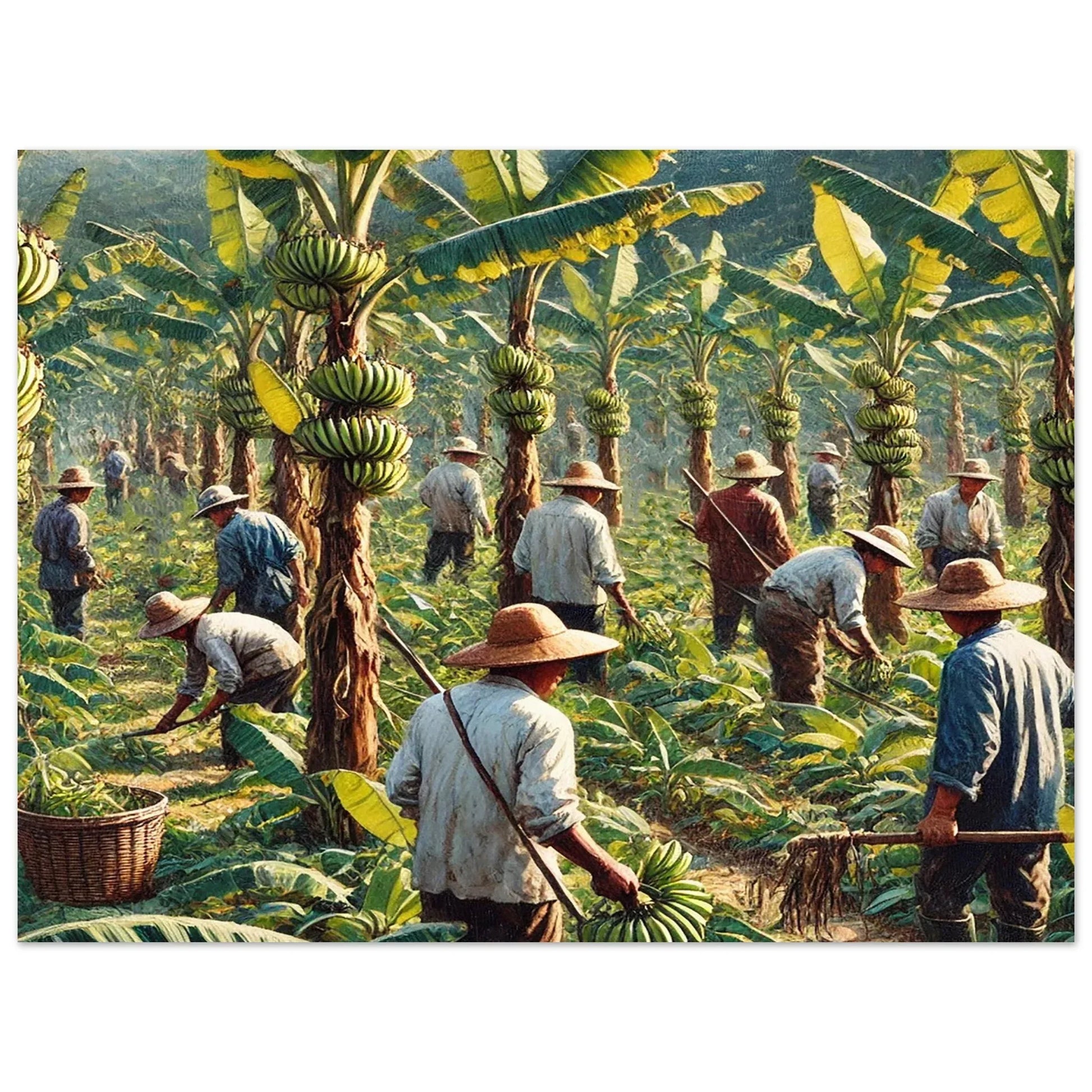 Banana Plantation One Aluminum Print - Stylish3Tees.com