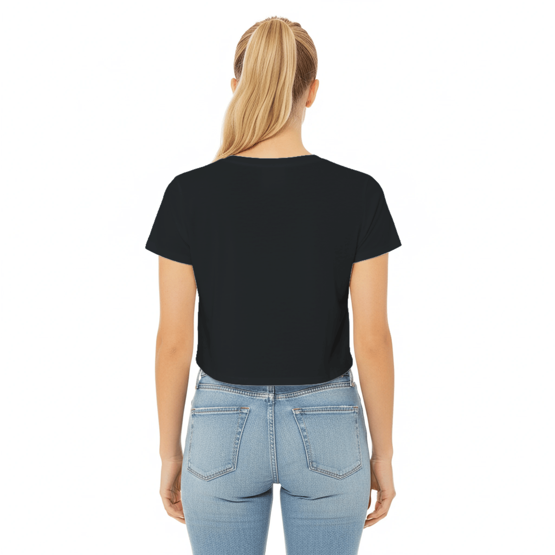 Gelato Print Material Reggae Jamaica Women’s Crop Tee | Bella+Canvas 8882