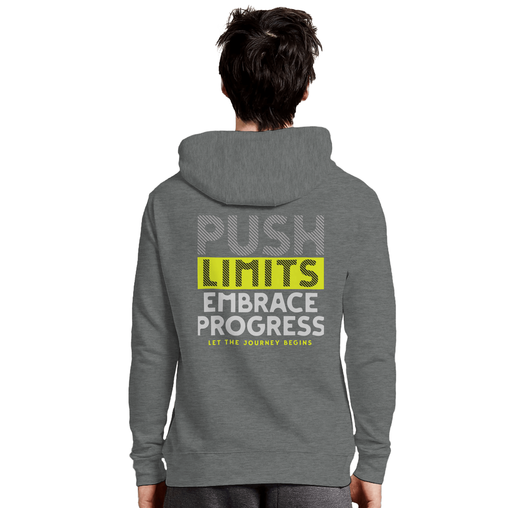 Gelato T-Shirts Push Limits Embrace Progress Premium Unisex Pullover Hoodie | Lane seven LS13001