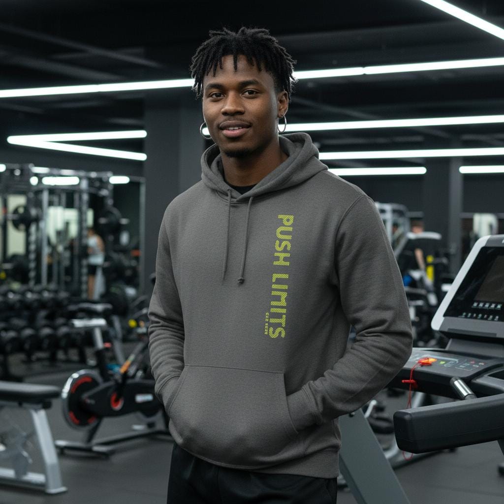 Gelato T-Shirts Push Limits Embrace Progress Premium Unisex Pullover Hoodie | Lane seven LS13001