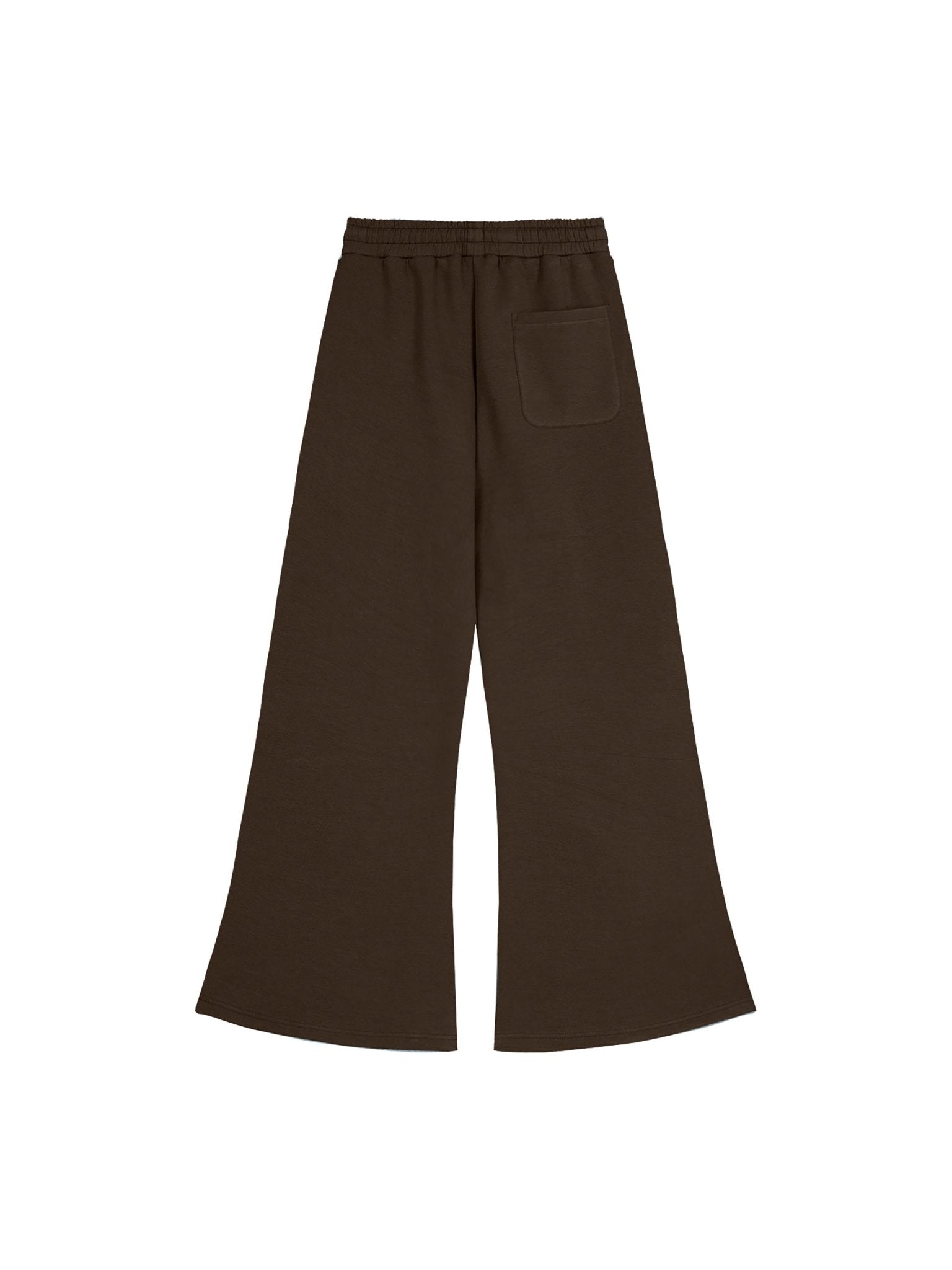 Wide Leg Drawstring Sweatpants-5