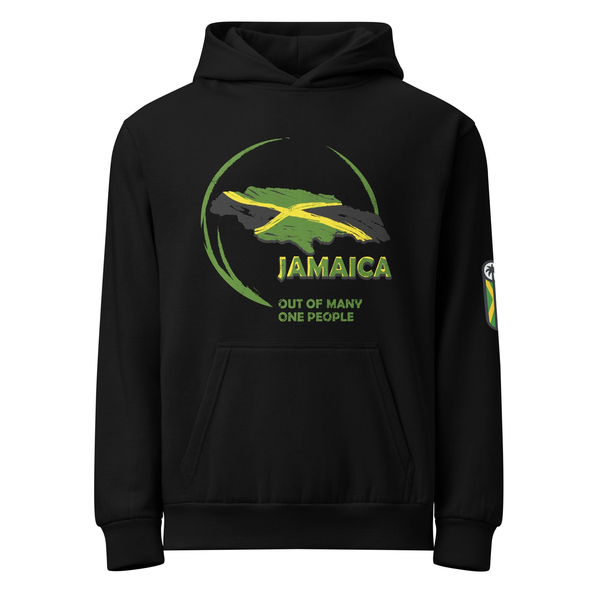 Stylish3Tees.com Black / S Jamaica Out Of Many One People Urban hoodie
