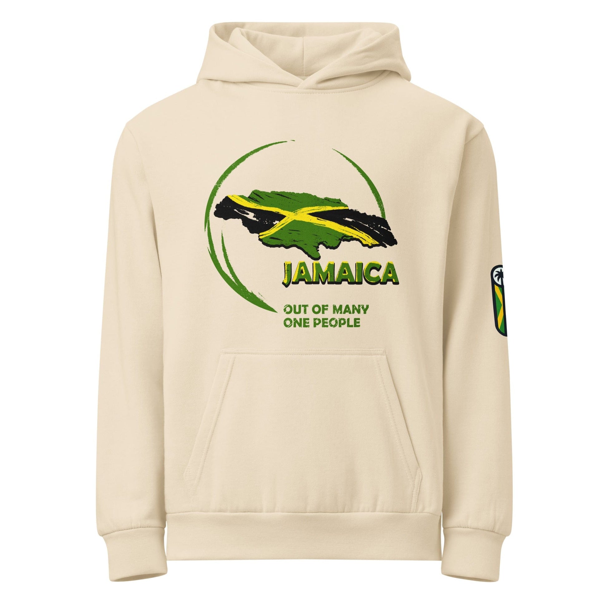 Stylish3Tees.com Jamaica Out Of Many One People Urban hoodie