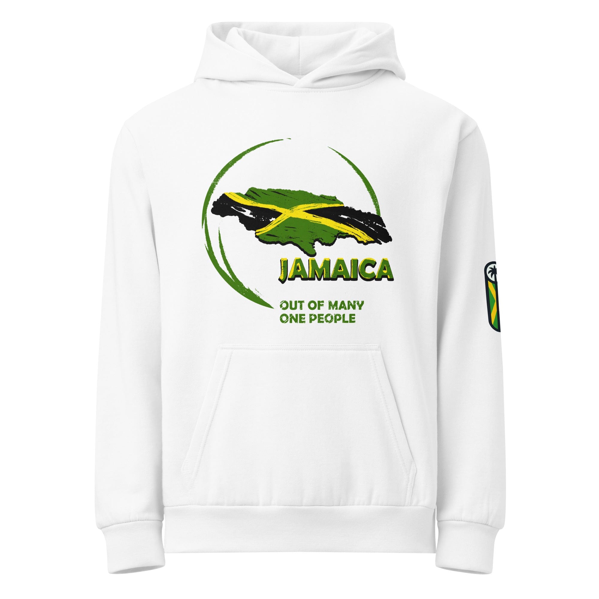 Stylish3Tees.com Jamaica Out Of Many One People Urban hoodie
