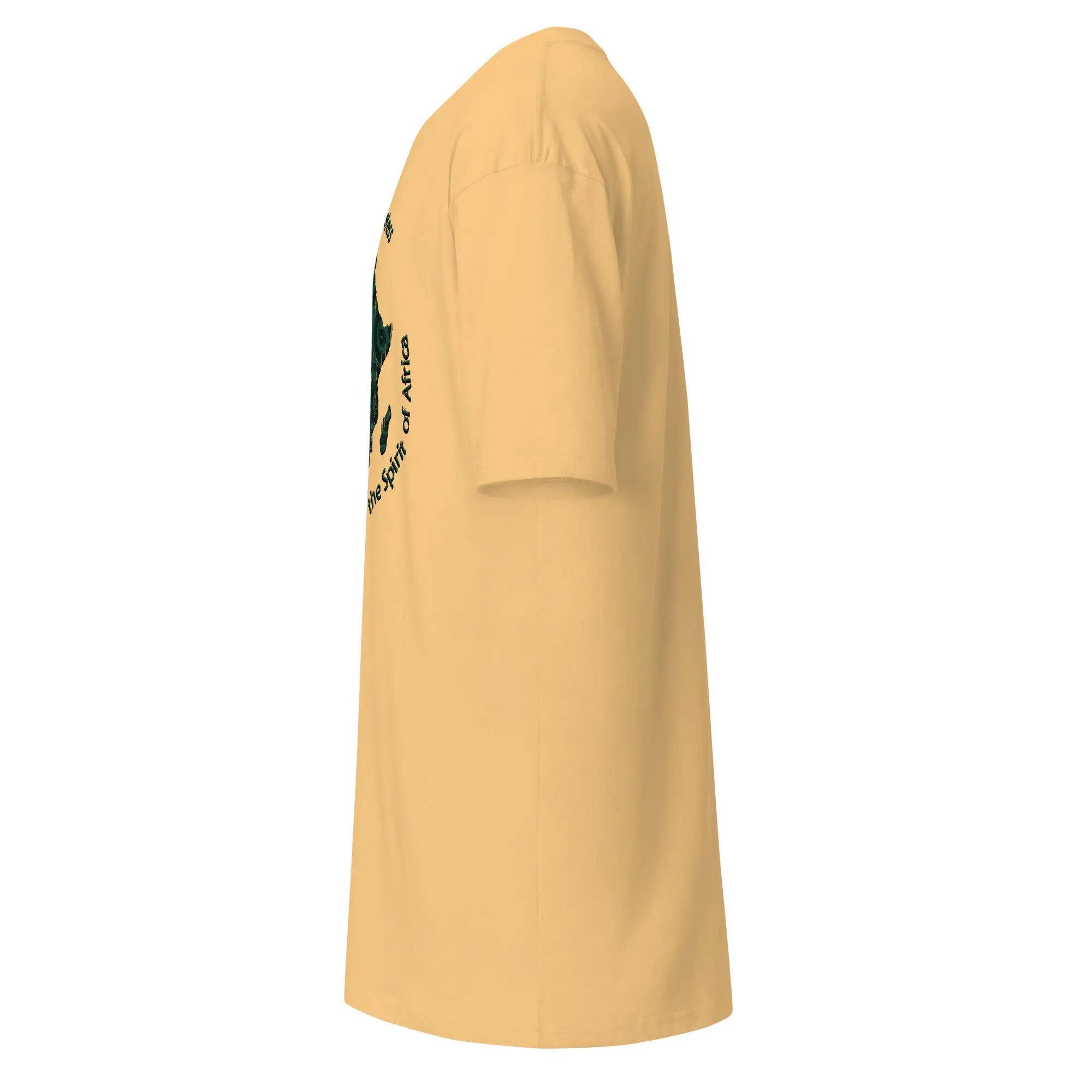 Premium heavyweight Spirit Of Africa men’s tee in soft ring-spun cotton, regular fit side view