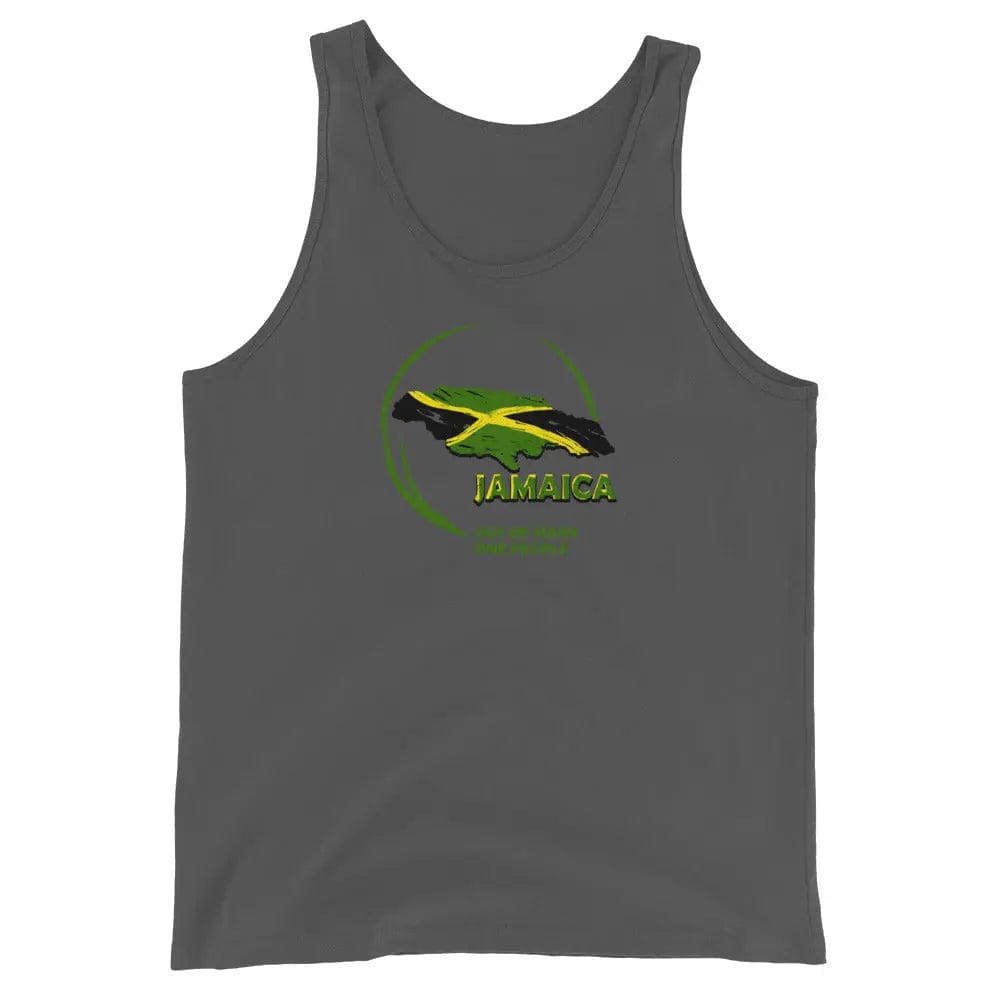 STYLISH3TEES.COM Asphalt / S Out Of Many One People Mens Tank Top