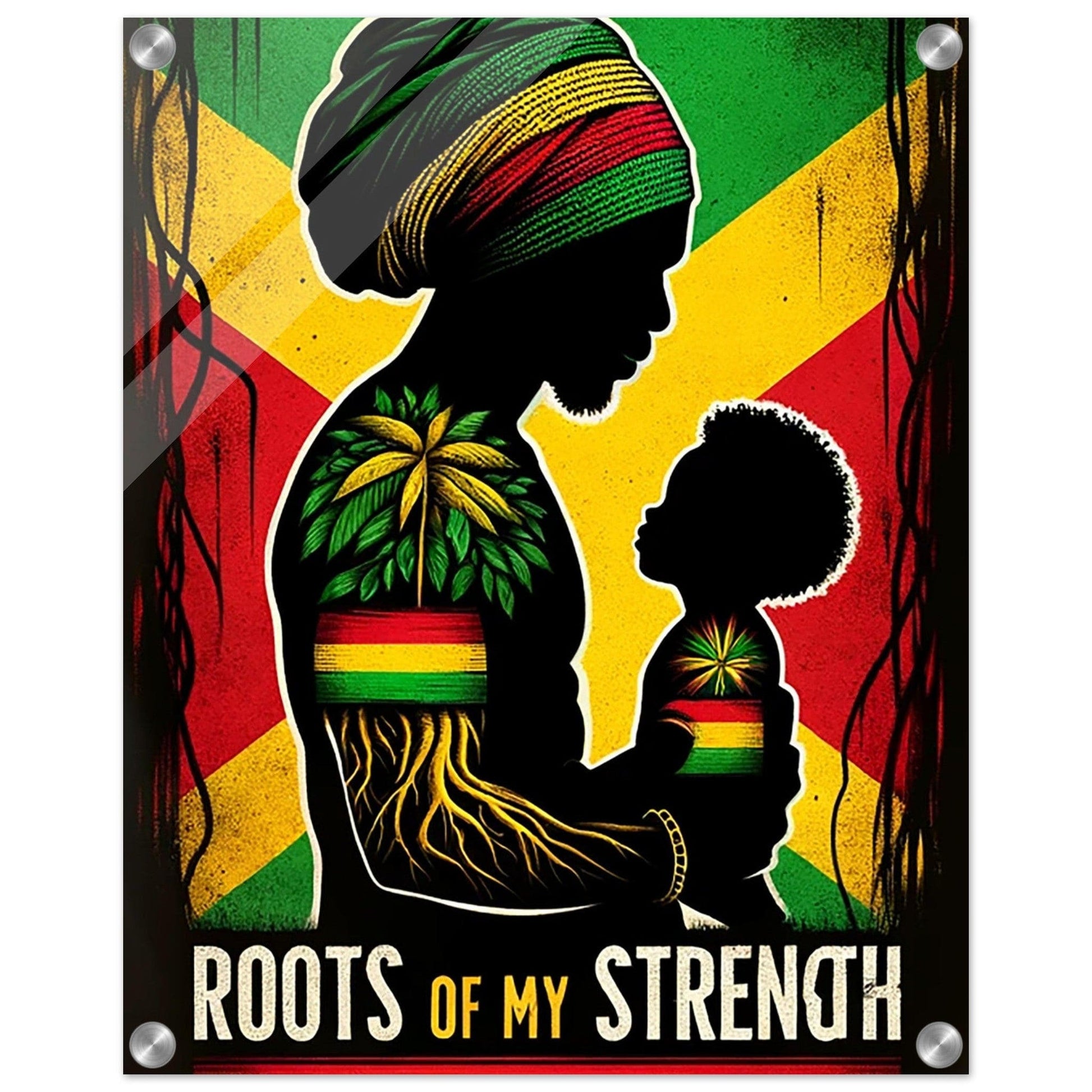 My Store Print Material 40x50 cm / 16x20″ Roots Of My Culture Acrylic Print