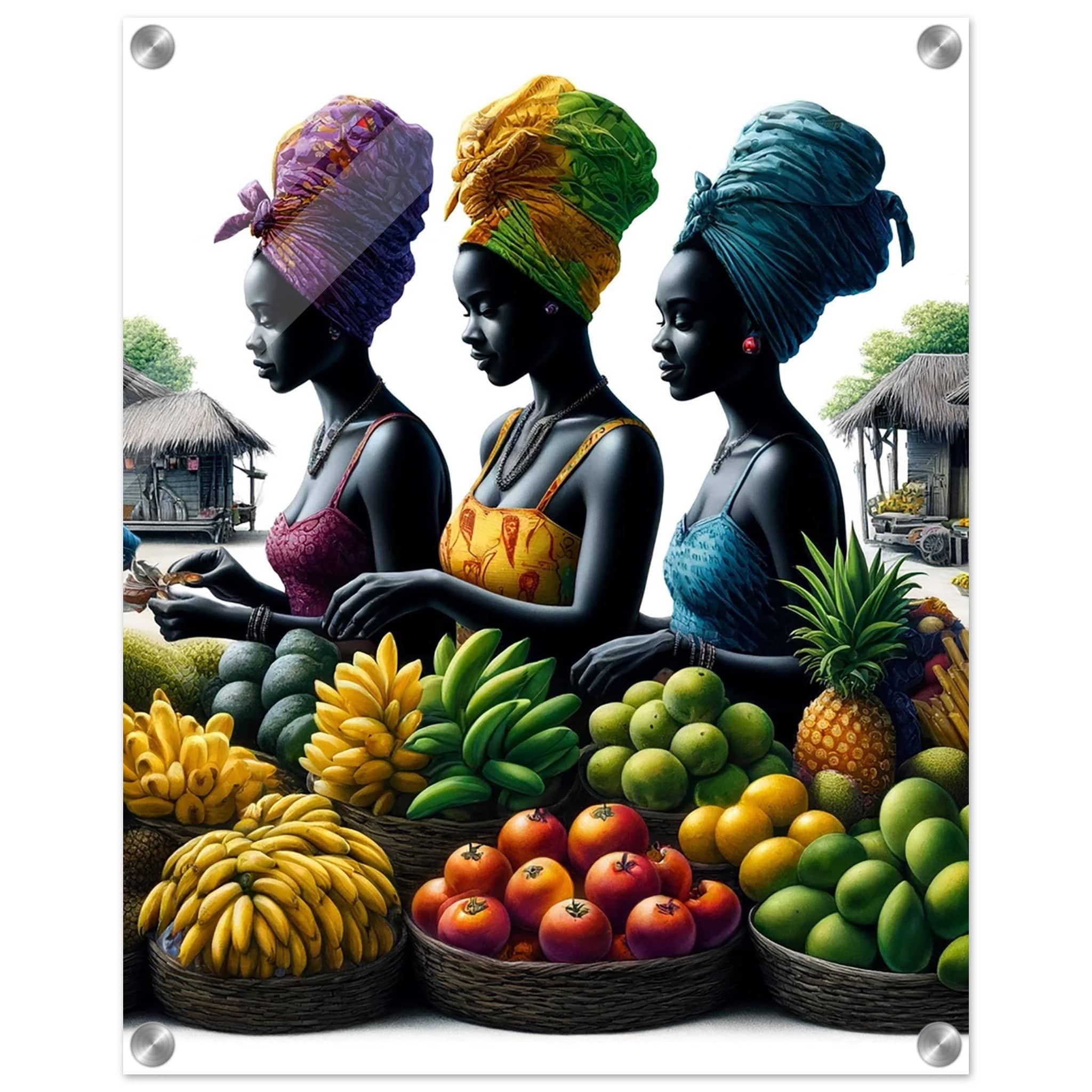 My Store Print Material 40x50 cm / 16x20″ Sister At The Market Two Acrylic Print