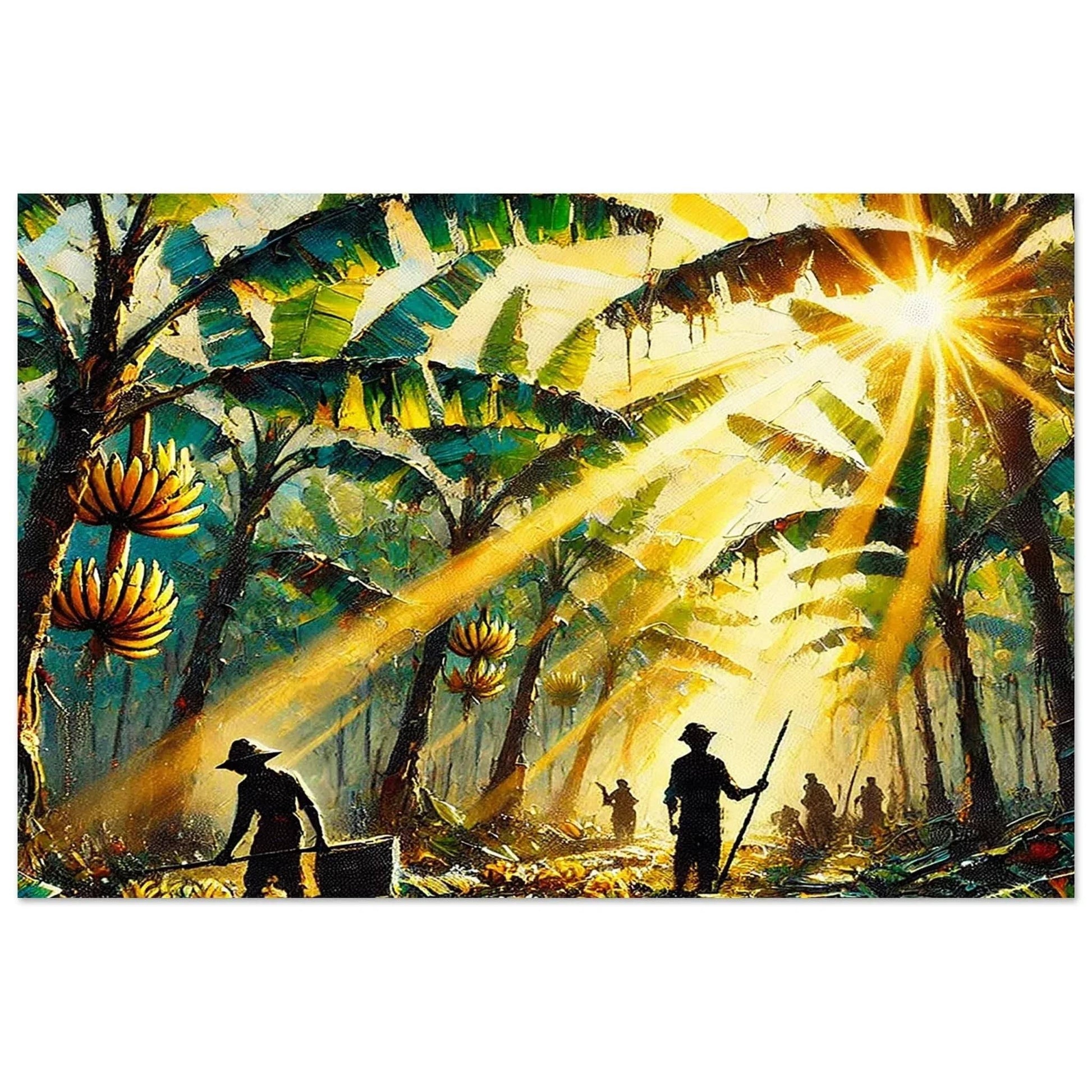 My Store Print Material 40x60 cm / 16x24″ Banana Plantation Two Aluminum Print