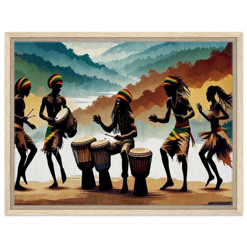My Store Print Material 45x60 cm / 18x24″ / Wood frame Roots And Culture Rhythm One Framed Canvas