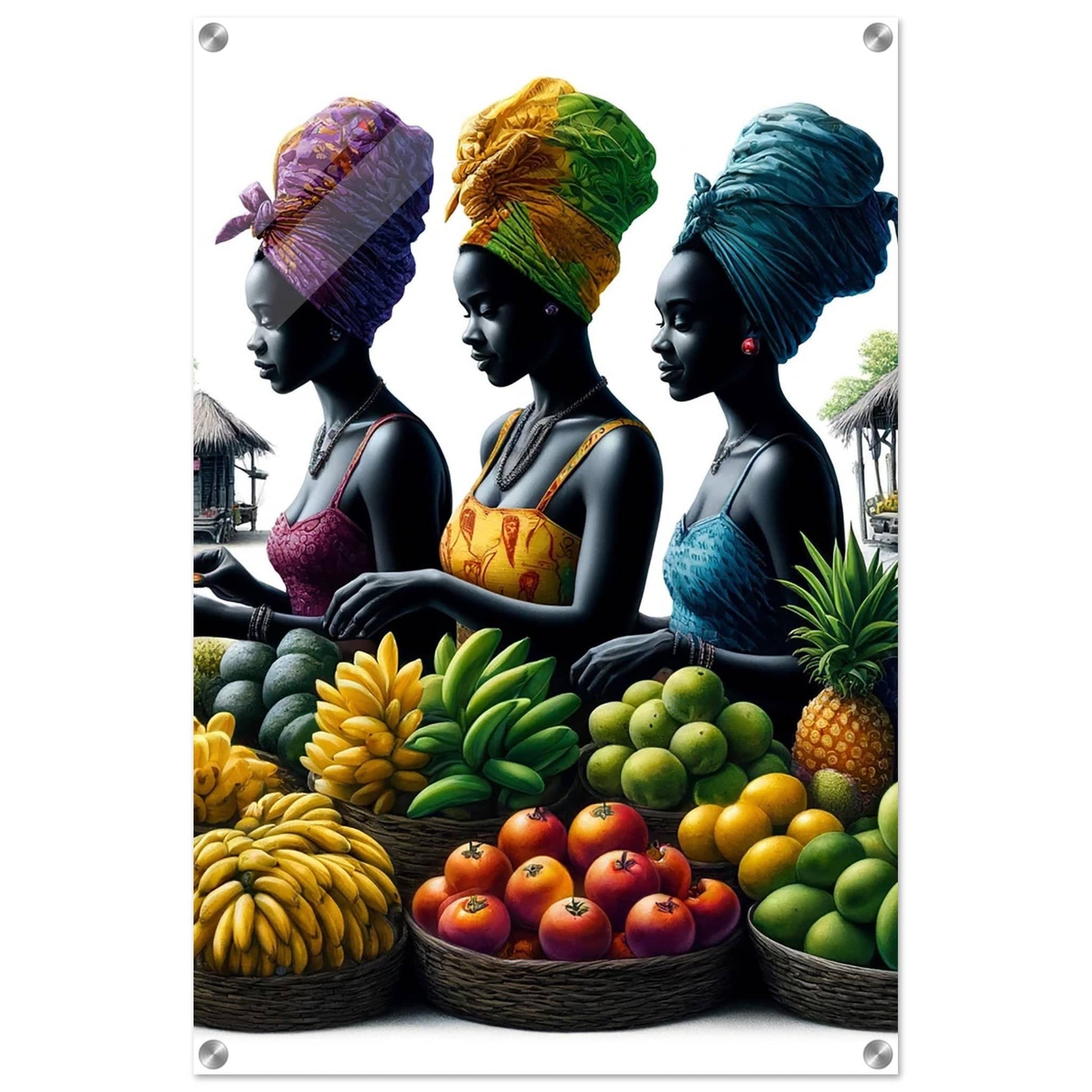My Store Print Material 50x75 cm / 20x30″ Sister At The Market Two Acrylic Print