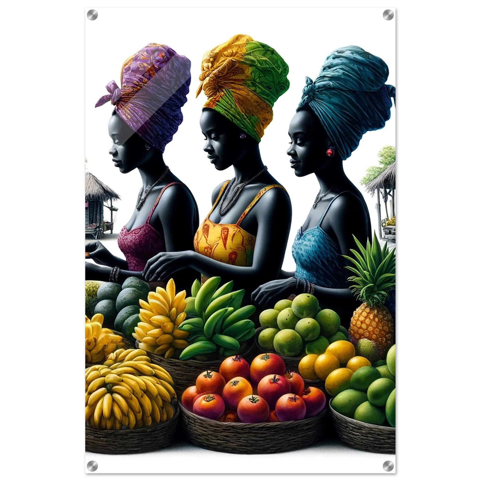 My Store Print Material 60x90 cm / 24x36″ Sister At The Market Two Acrylic Print