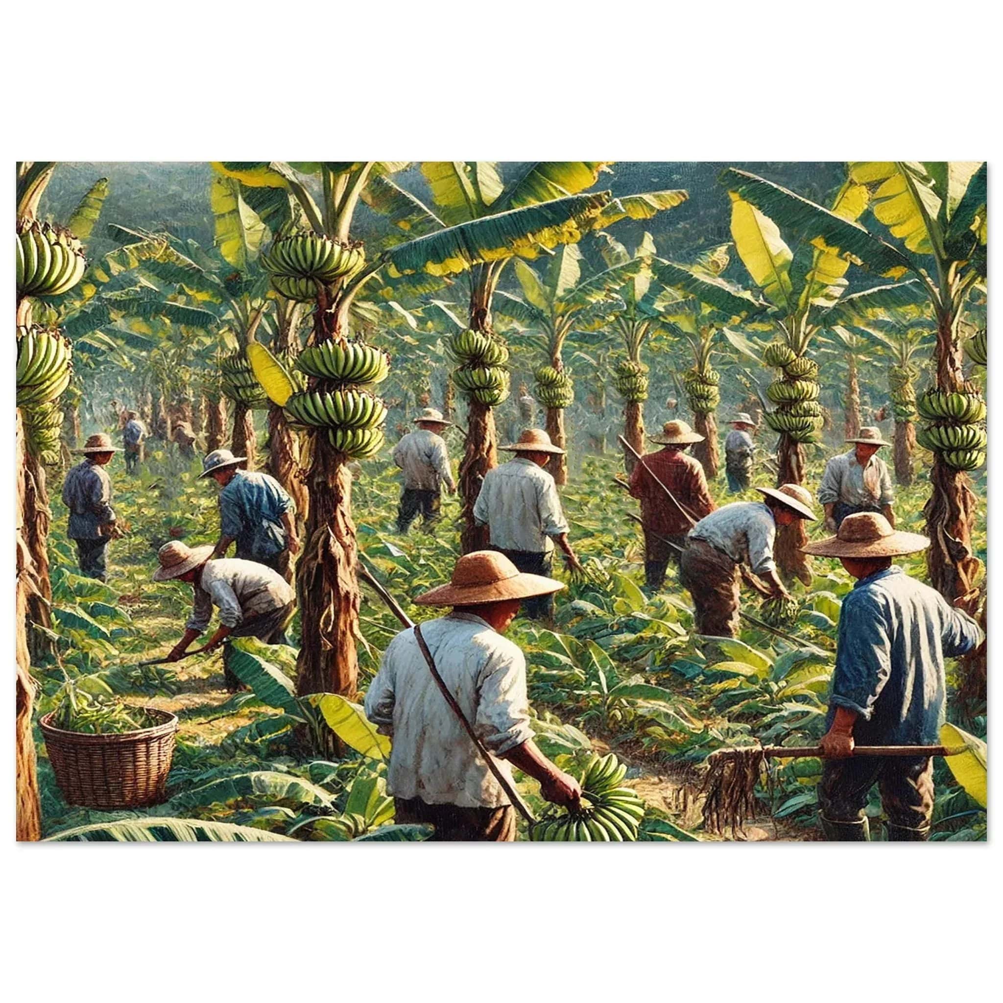 My Store Print Material 70x100 cm / 28x40″ Banana Plantation One Aluminum Print