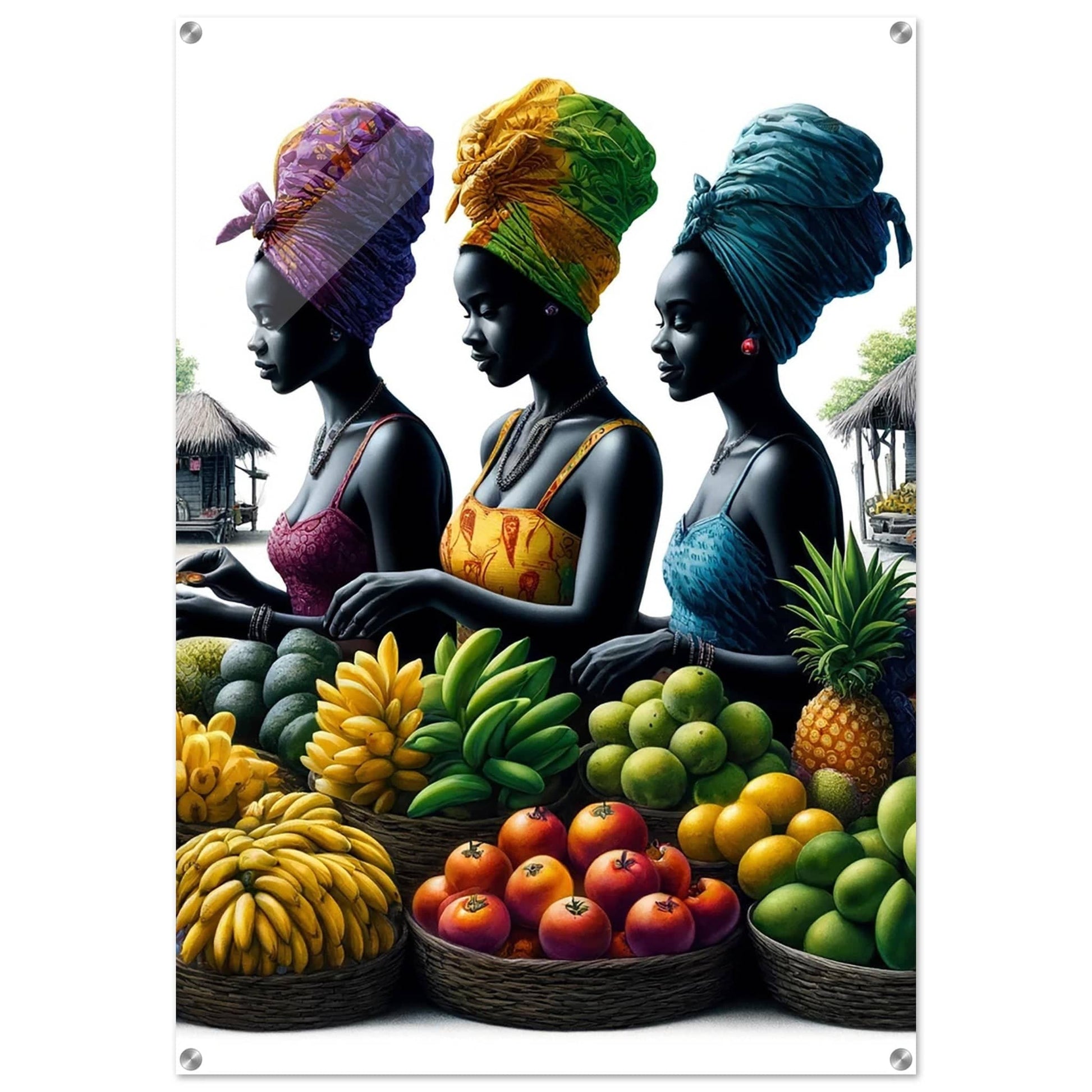My Store Print Material 70x100 cm / 28x40″ Sister At The Market Two Acrylic Print